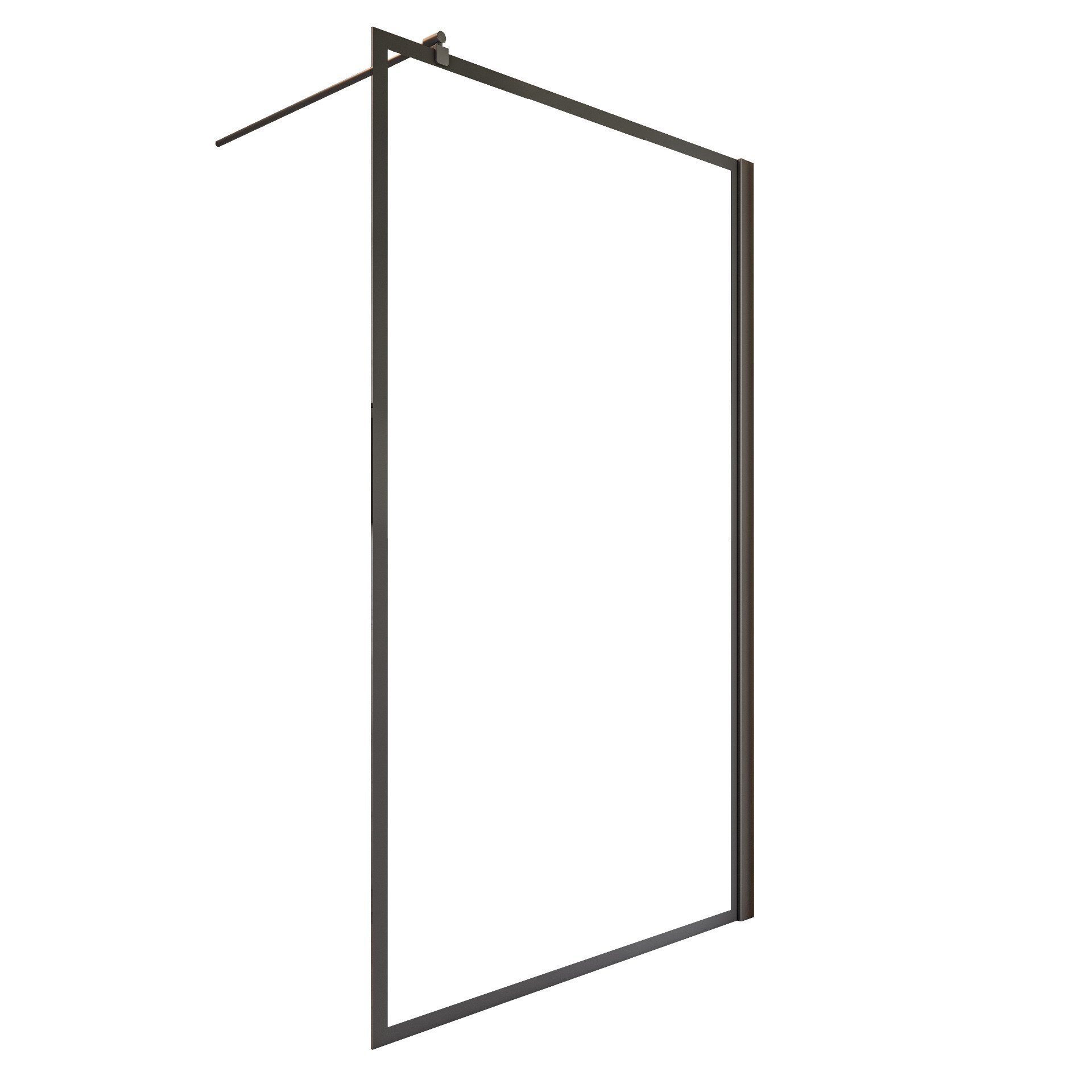 Schulte Walk-in-Dusche Black Style, 6 mm günstig online kaufen