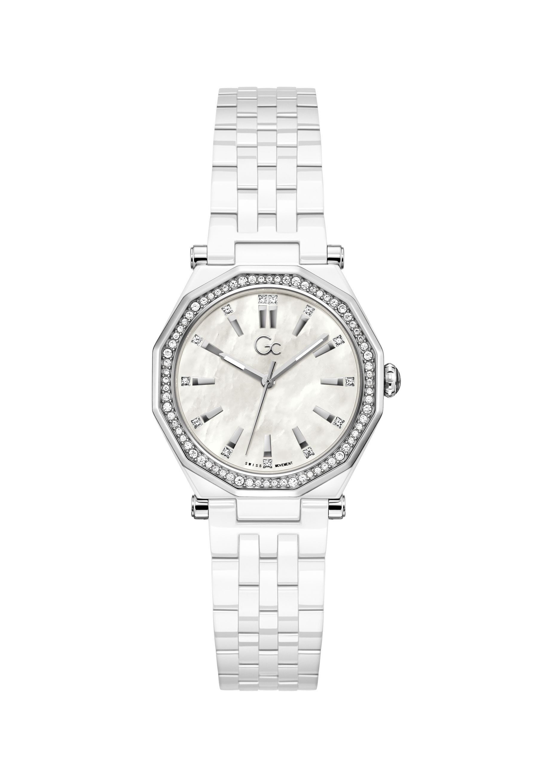 Guess Collection Quarzuhr Gc Gleam, (1-tlg), Quarz-Analoguhr