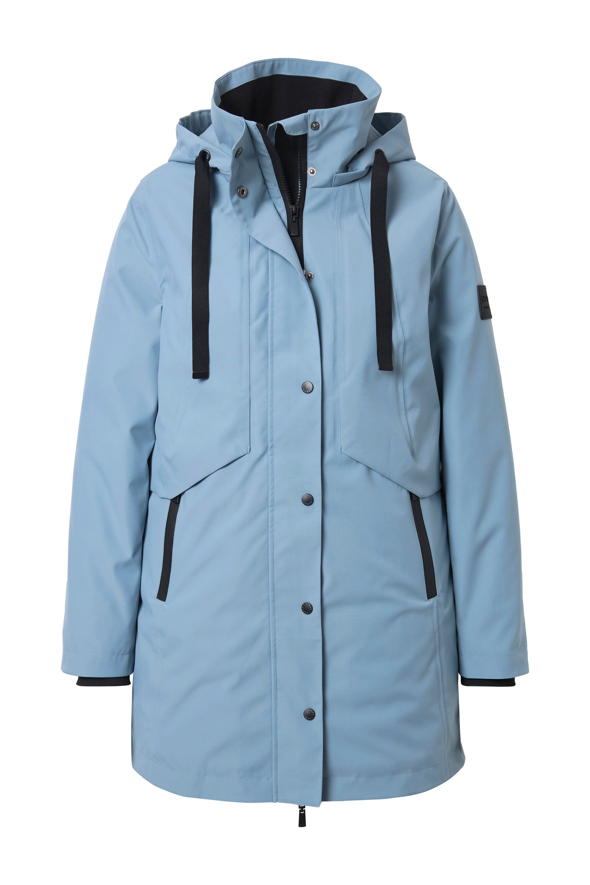 Ulla Popken Funktionsjacke HYPRAR Funktionsjacke wasserdicht Kapuze günstig online kaufen