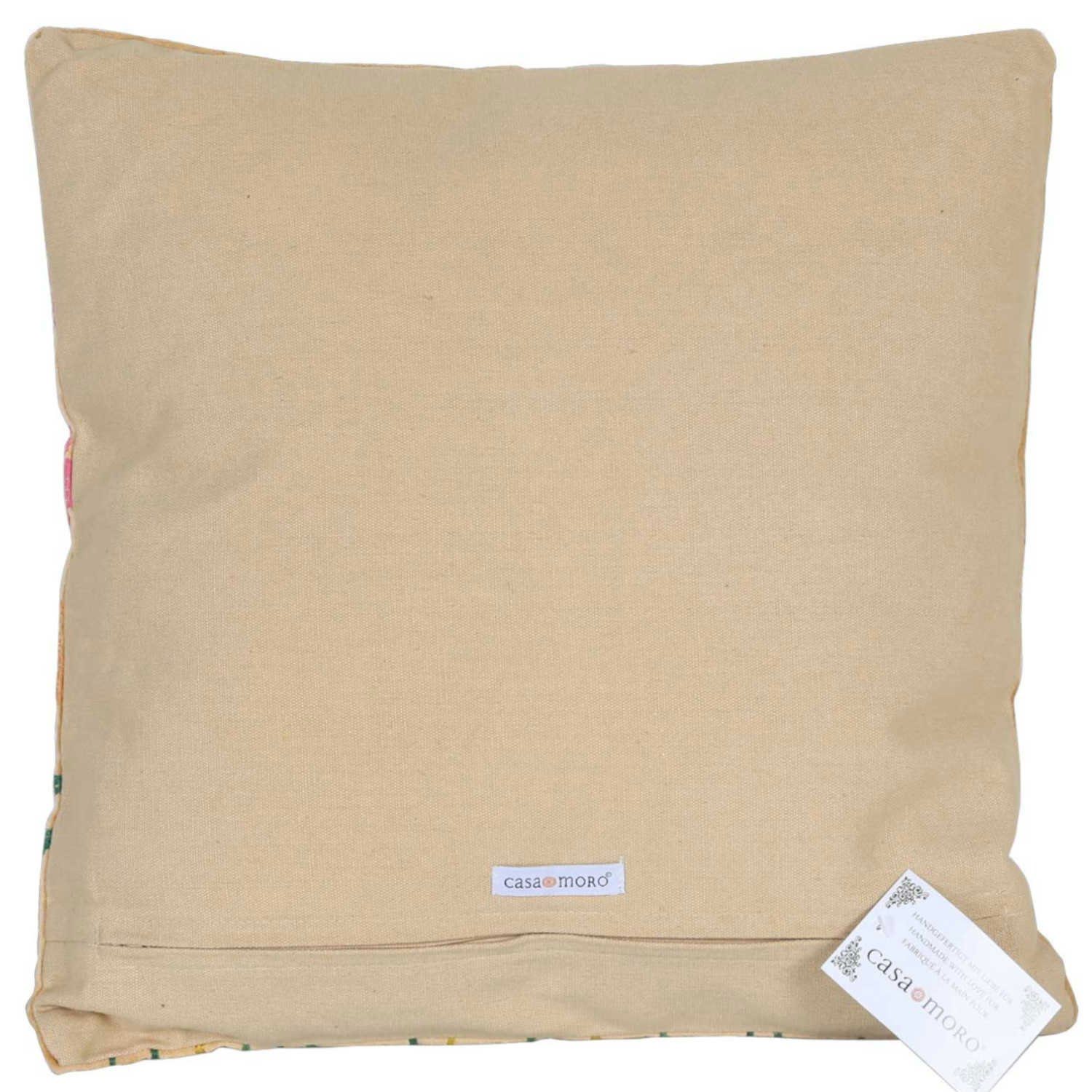 Casa Moro Dekokissen Boho Chic Kissen Livia 40x40 Blumen bestickt mit Füllu günstig online kaufen