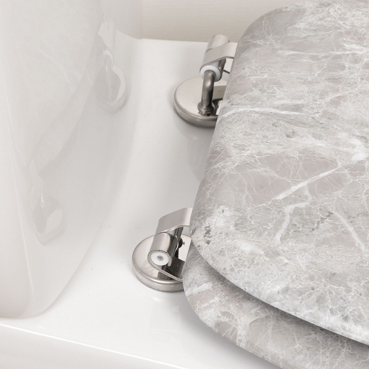 LikeKa WC-Sitz Toilettensitz mit MDF-Holzkern Toilettendeckel günstig online kaufen