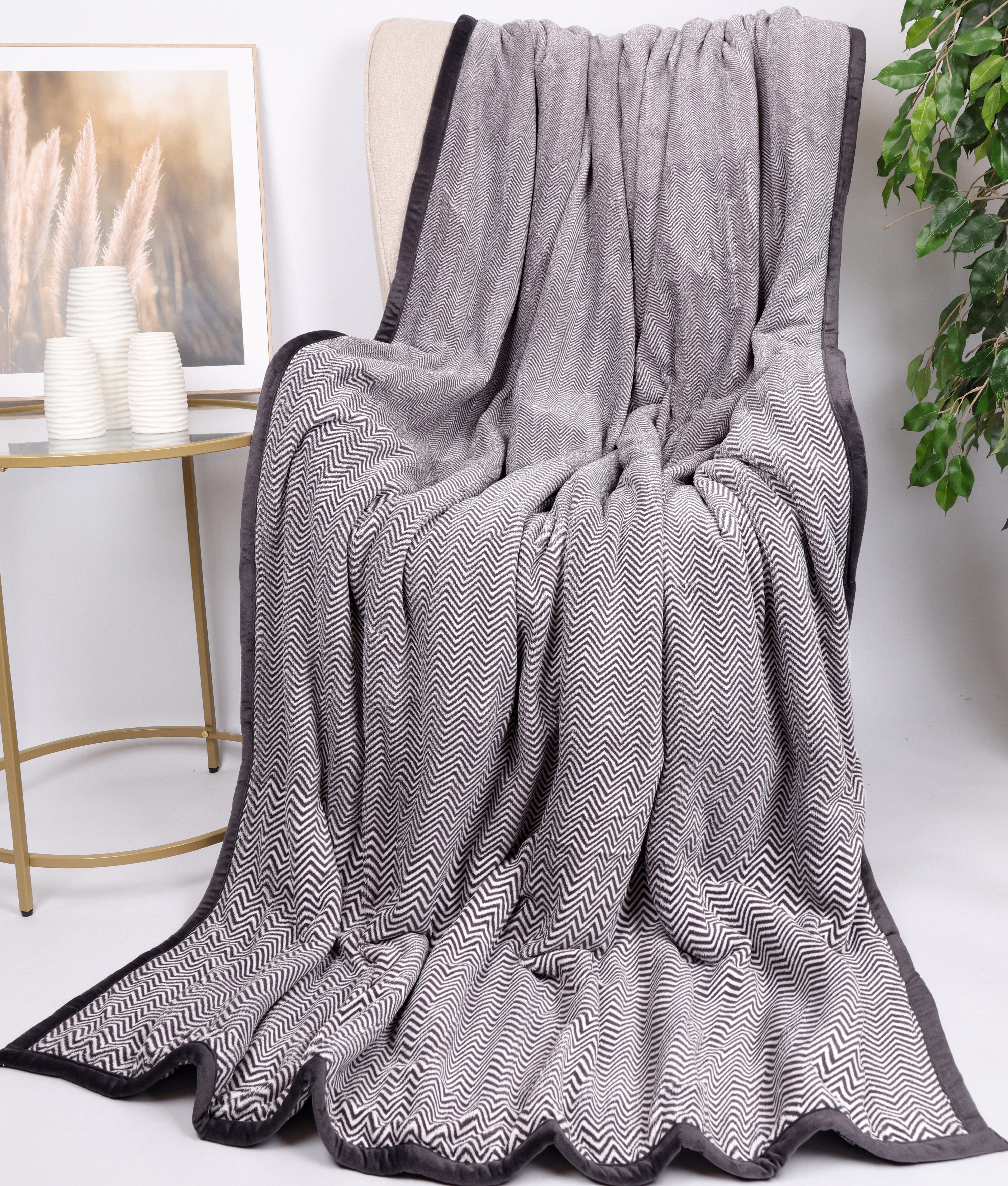 Wohndecke Betz XXL Kuscheldecke Sofadecke MONTE CARLO 150x200 cm, Betz – Bild 3 von 4