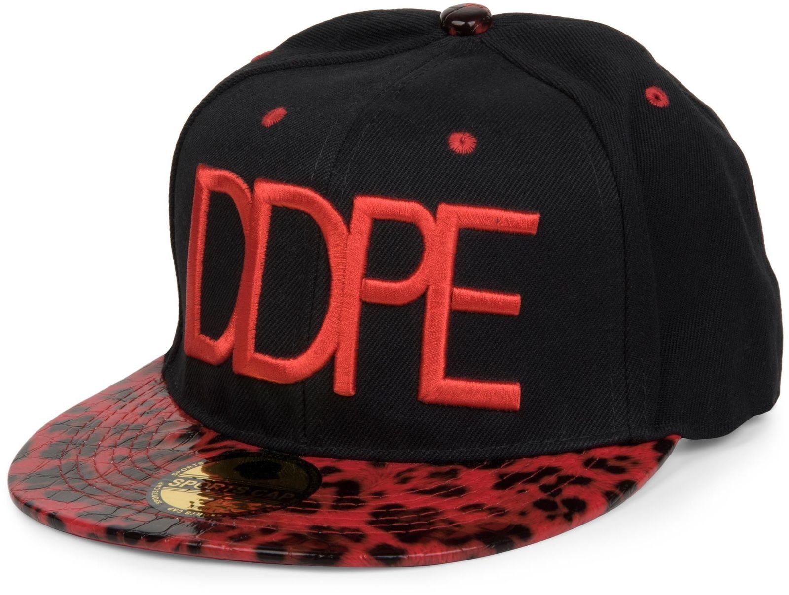 Cap Cap DDPE (1-St) Snapback styleBREAKER Snapback Schwarz-Rot