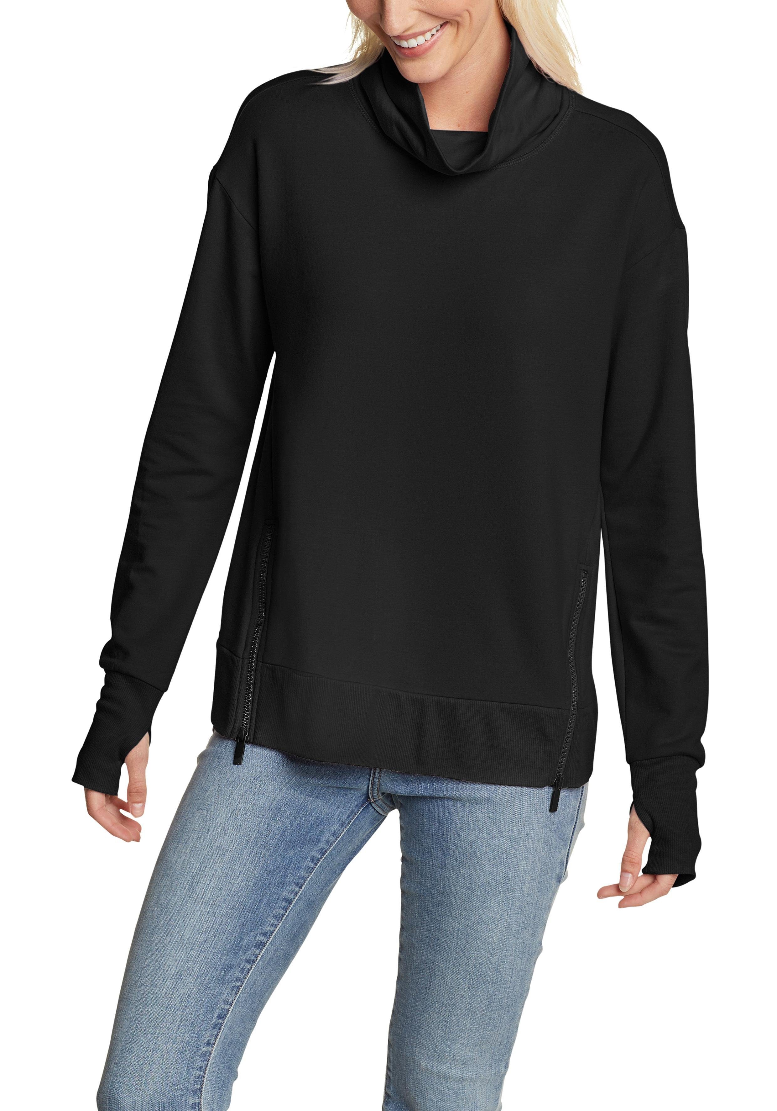 Eddie Bauer Sweatshirt Everday Enliven mit seitlichen Reißverschluss
