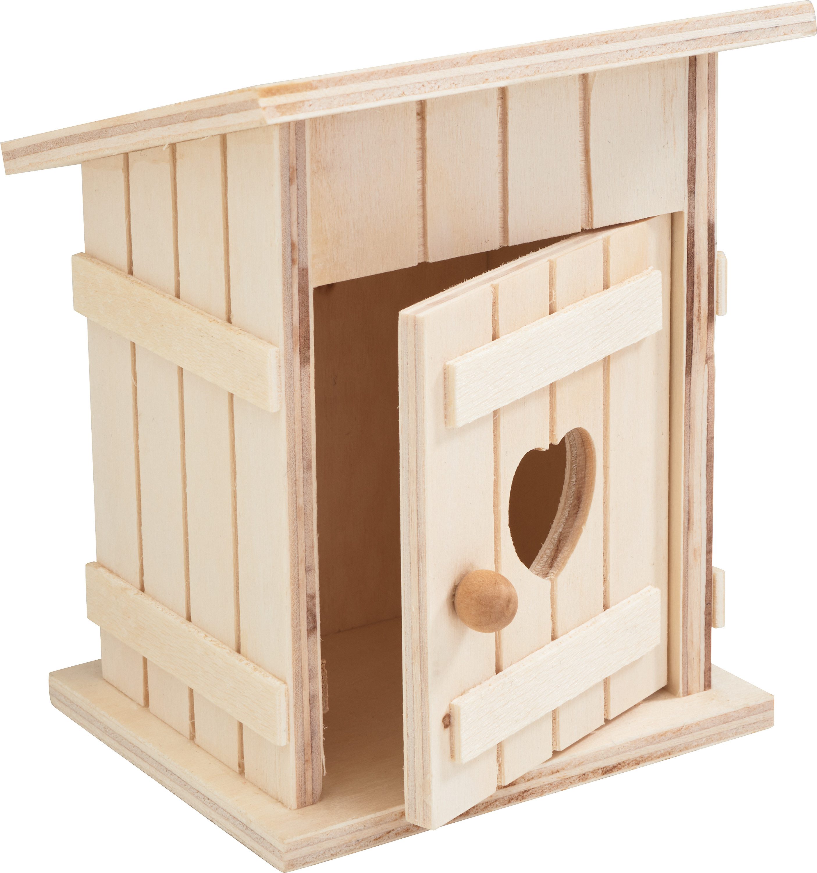 VBS Dekofigur Miniatur Toilettenhäuschen (1 St), 8x6x10cm günstig online kaufen