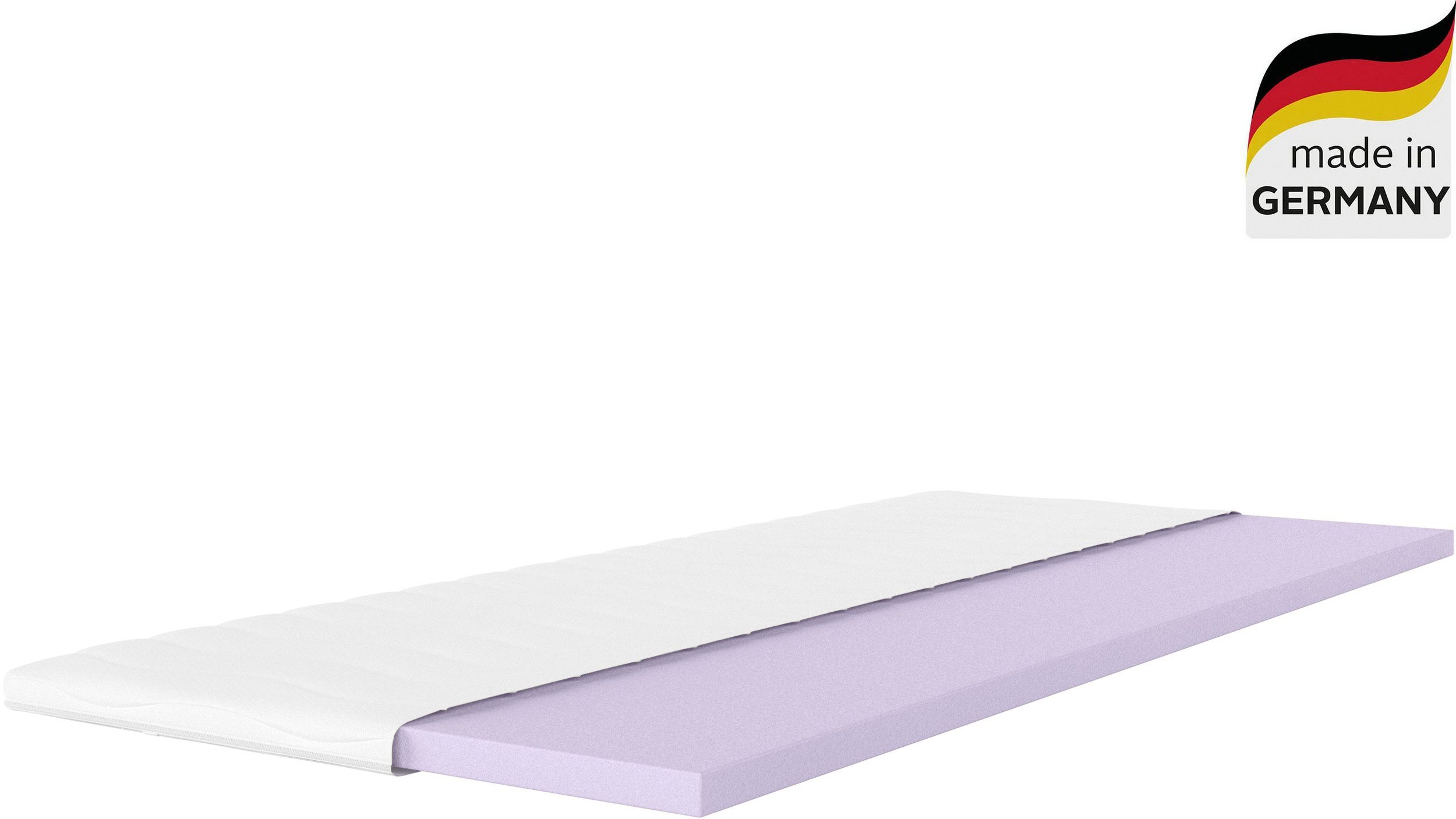 OTTO home, Topper Tornby Topper 90x200 cm,180x200 cm, in 4 Härtegraden, Tencel™ Bezug, 6 cm hoch, Kaltschaum, Matratze & Boxspringbett, Hausstauballergiker geeignet, langlebig