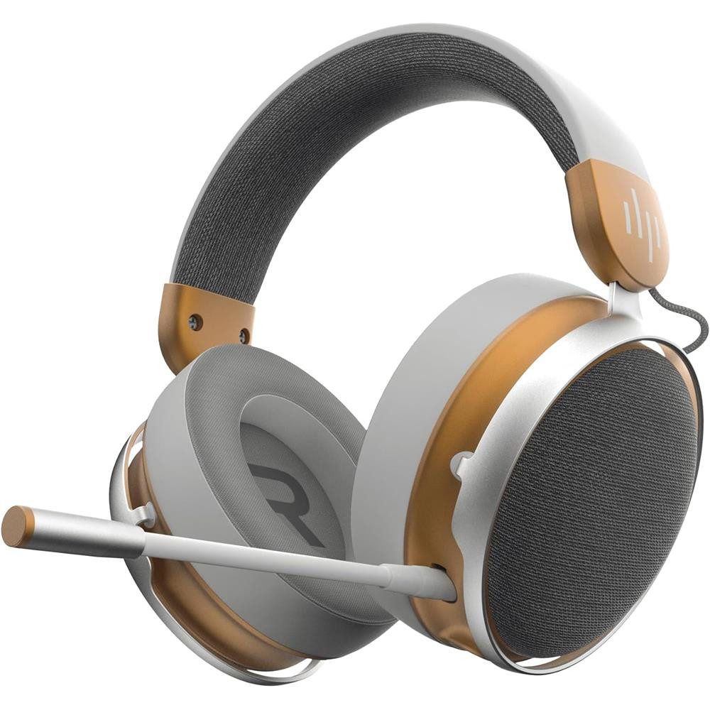 Dark Project SONO Wireless Weiß Premium Headset kompatibel mit PC PlayStation Xbox Gaming-Headset (Kabellos, Abnehmbares Mikrofon, Bluetooth Funk, 25h lange Akkulaufzeit)