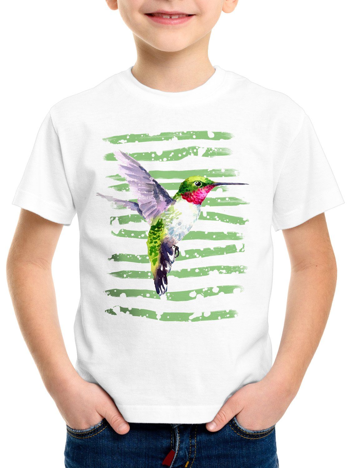 style3 T-Shirt Kolibri regenwald dschungel sommer