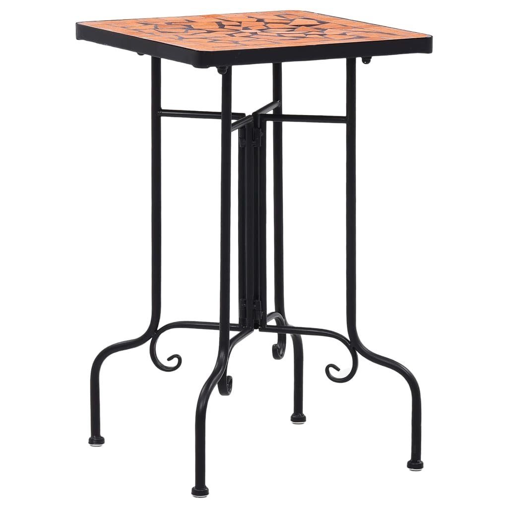 vidaXL Blumenständer Mosaiktisch Keramik Terracotta (1 günstig online kaufen