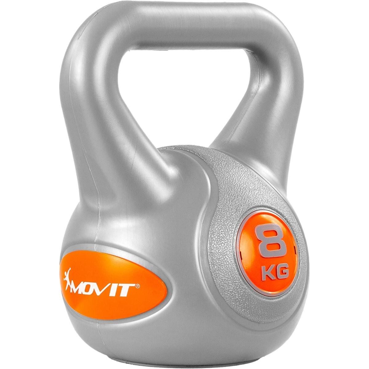 Kettlebell Kugelhantel GREY mit bodenschonender Kunststoffhülle schadstoffgeprüf