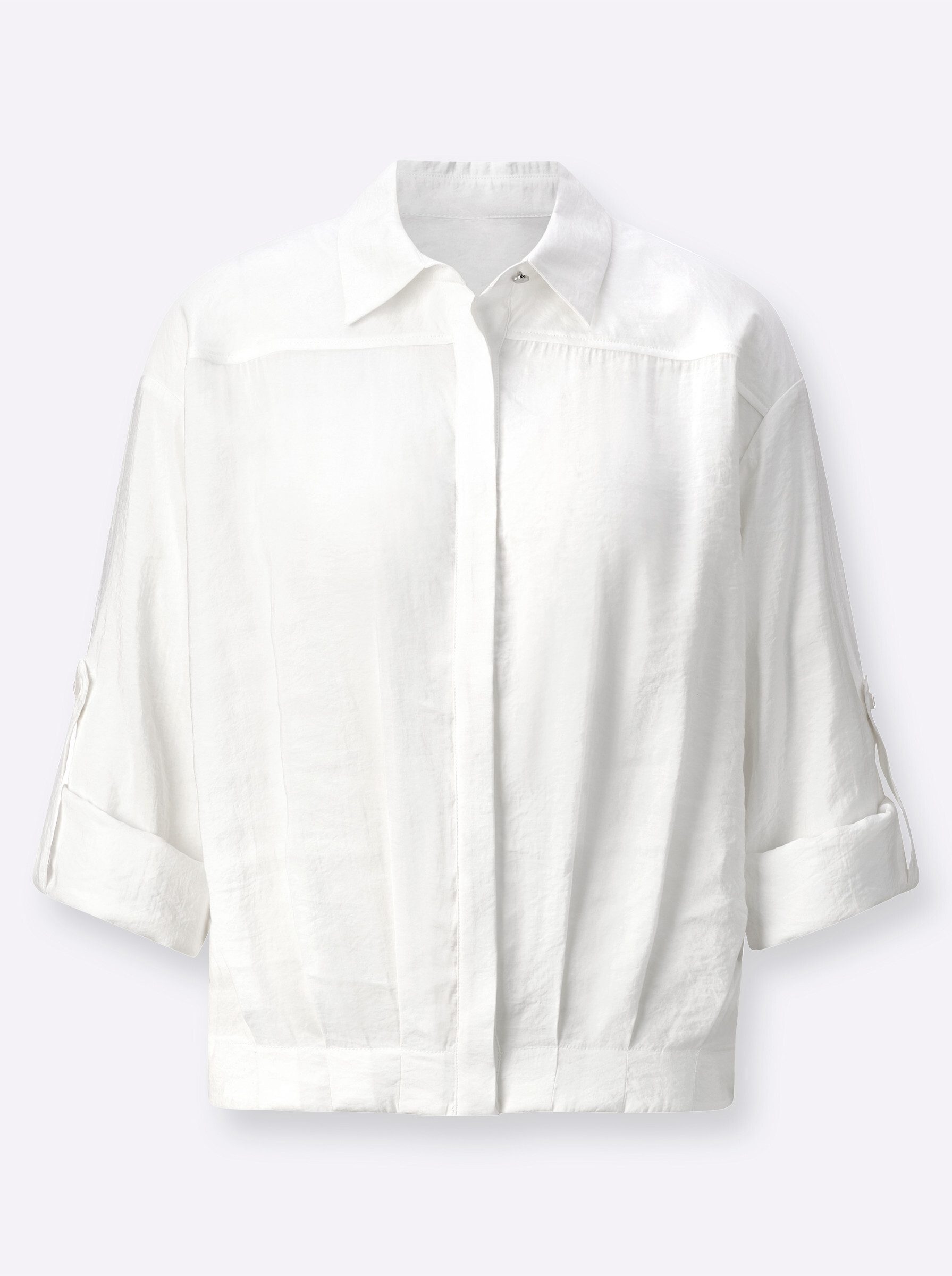 Klassische Bluse Modal-Bluse Langarm