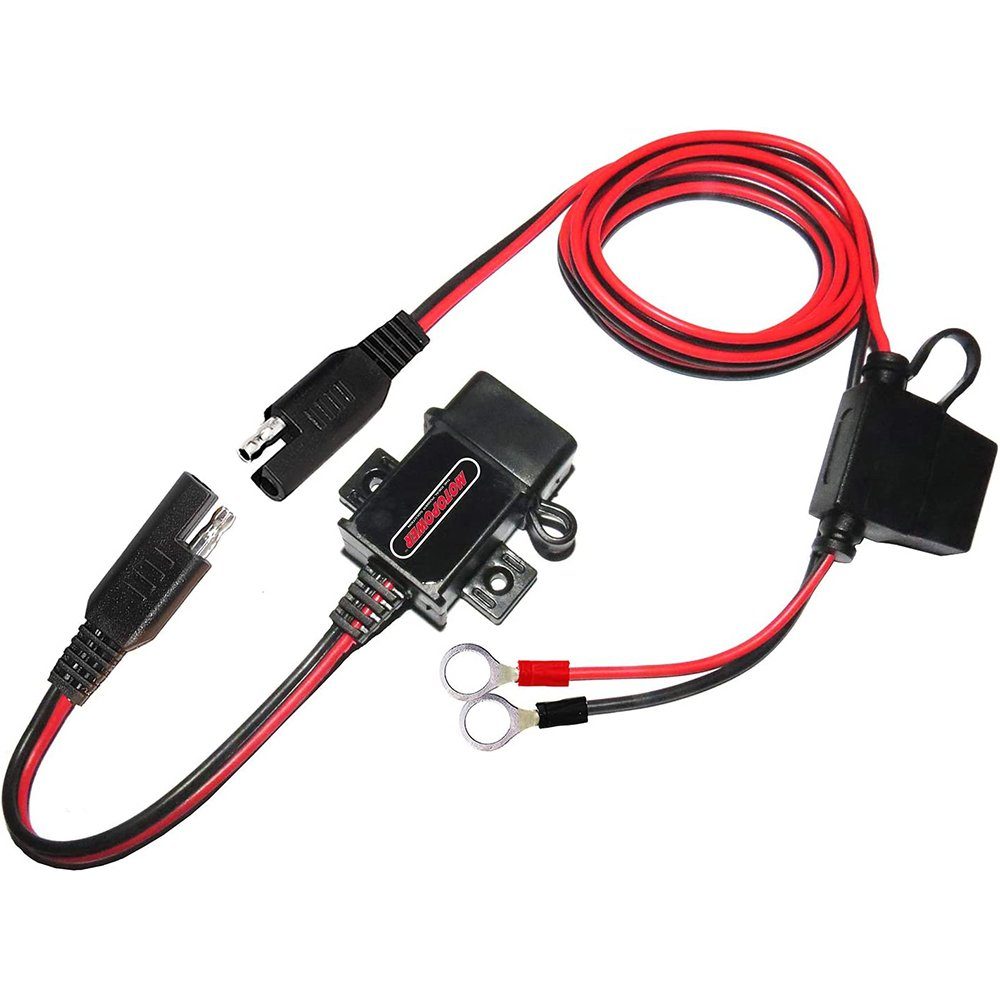 GelldG 2.1AMP Motorrad USB Ladegerät Kit SAE zu USB Adapter Kabel Elektro-Kabel