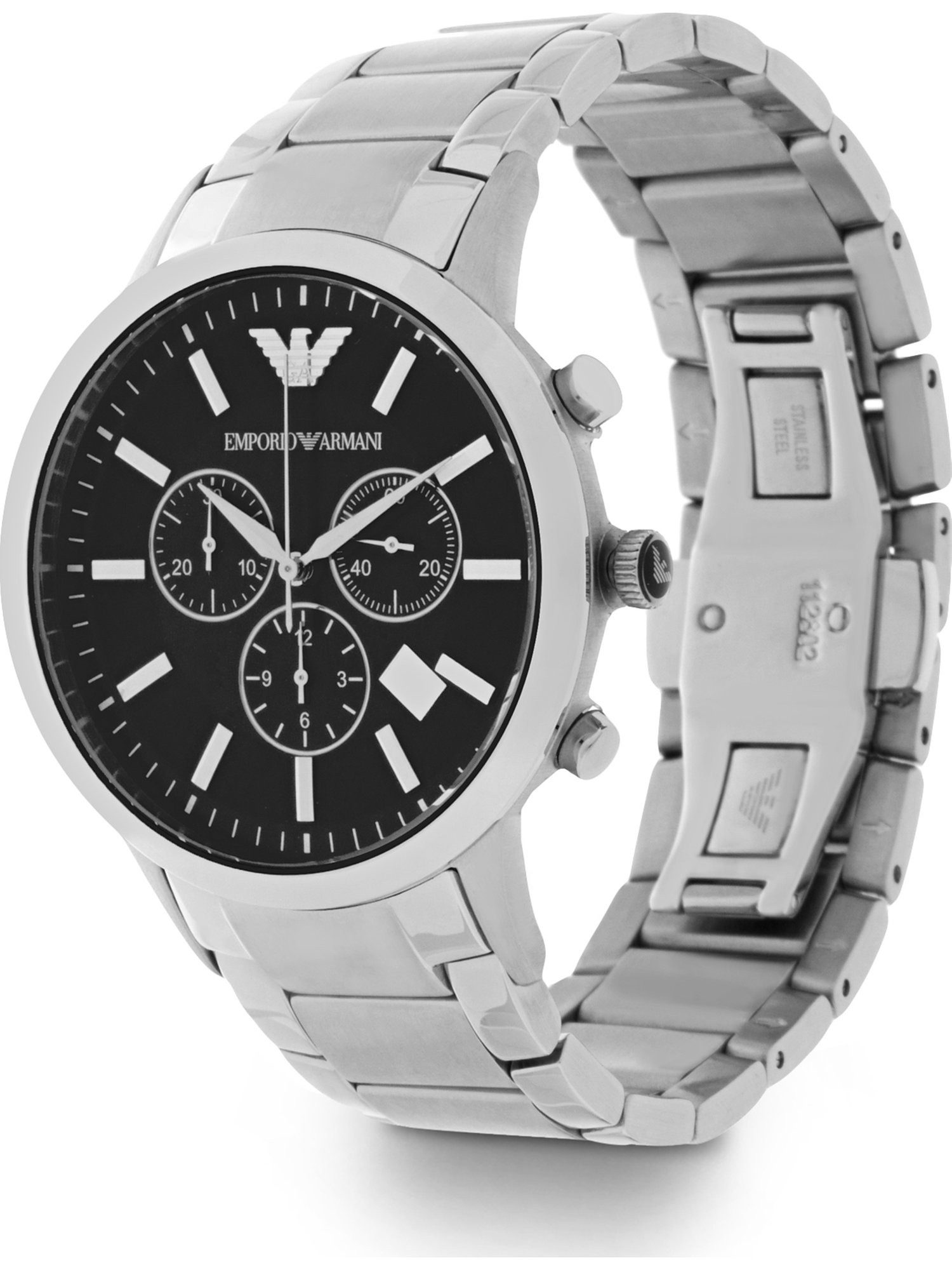 Emporio Armani Chronograph Emporio Armani Herren-Uhren Analog Quarz