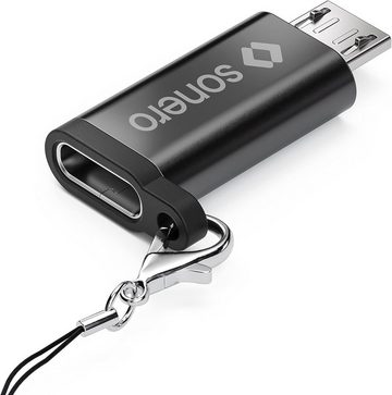 sonero Sonero® Micro USB auf USB-C Adapter, kompatibel mit Apple Geräten, USB-Kabel