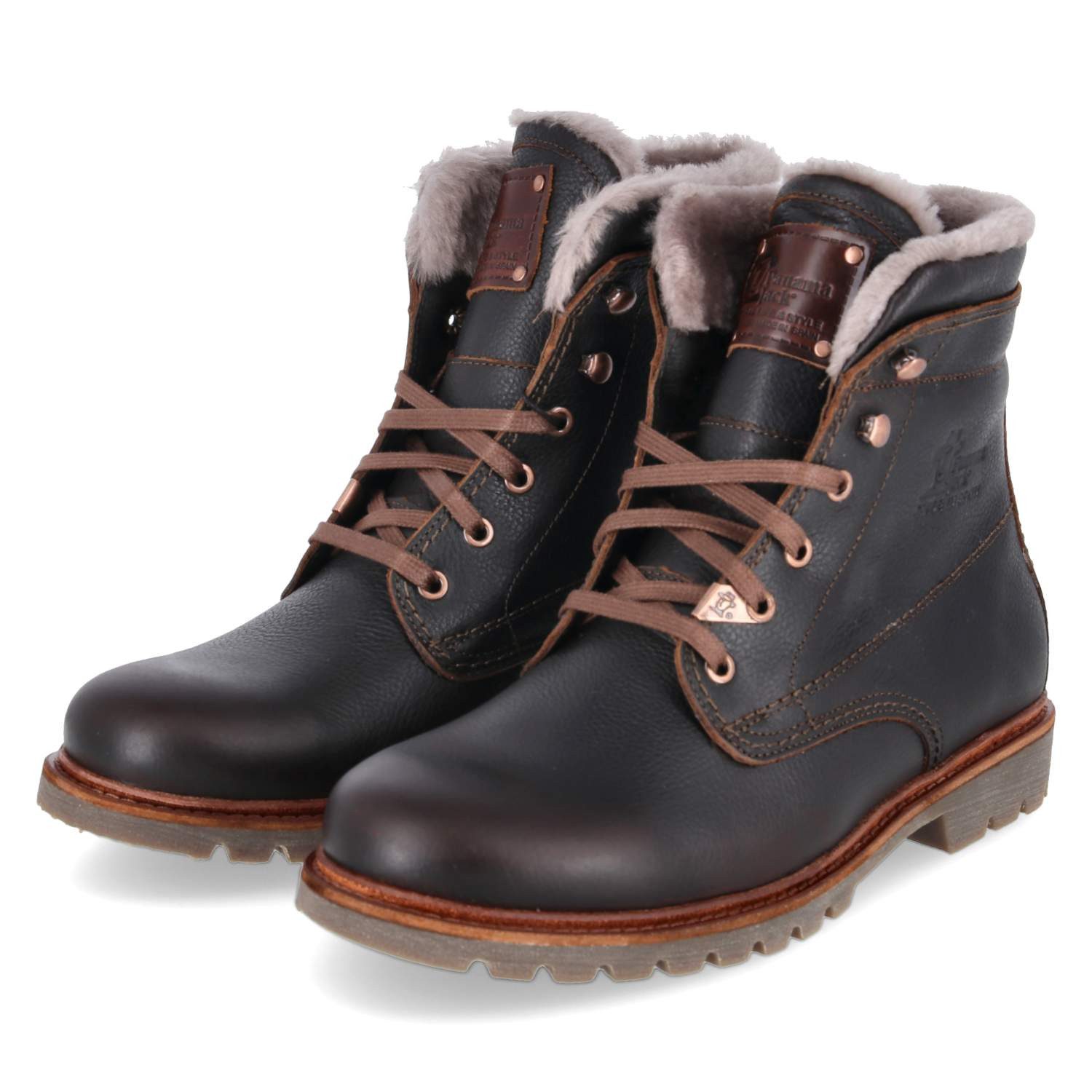 Panama Jack Panama Jack Panama 03 Aviator Igloo C13 Herren Glattleder brown Schnürstiefel