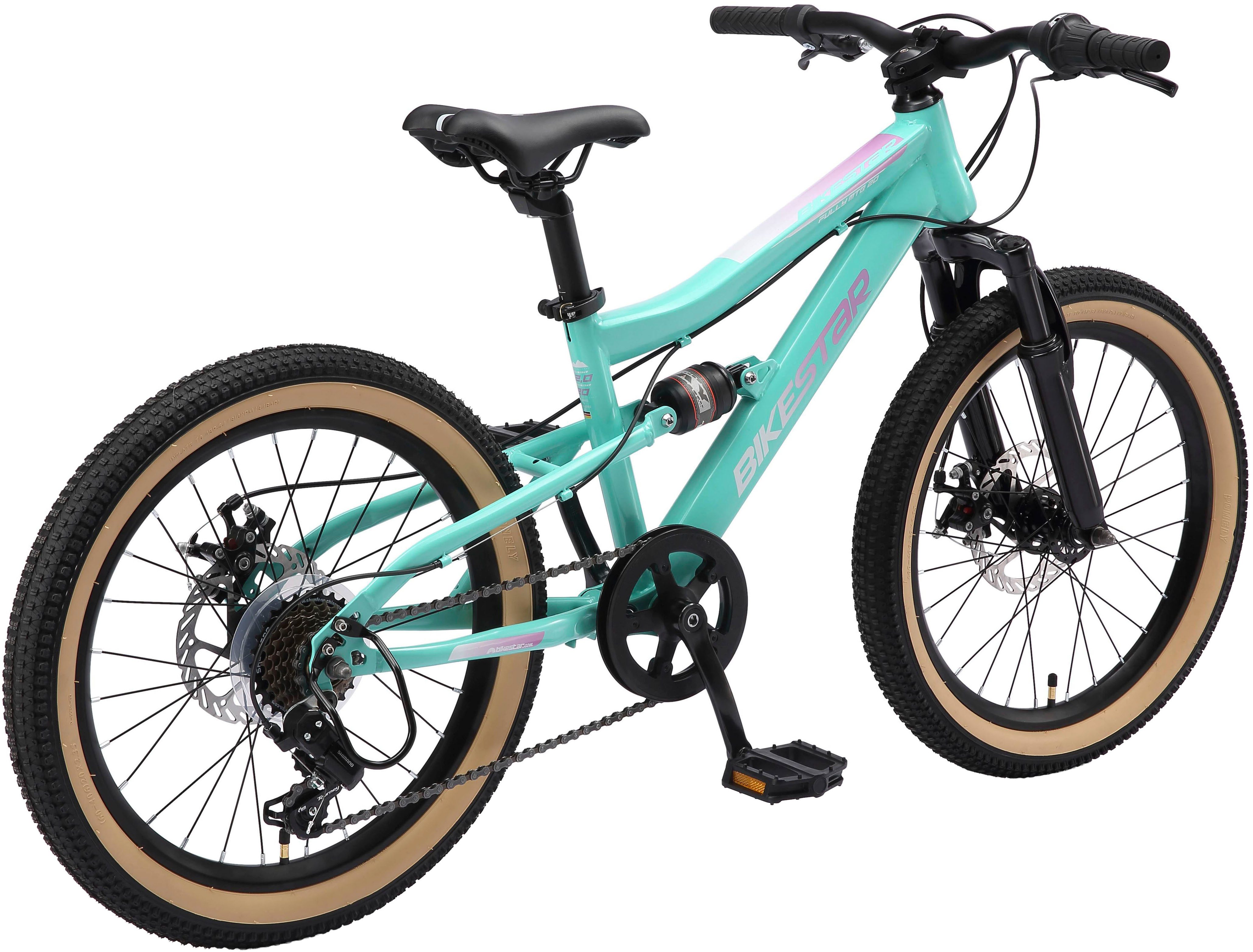 Bikestar Jugendfahrrad, 7 Gang Shimano RD-TY21 Schaltwerk, Kettenschaltung