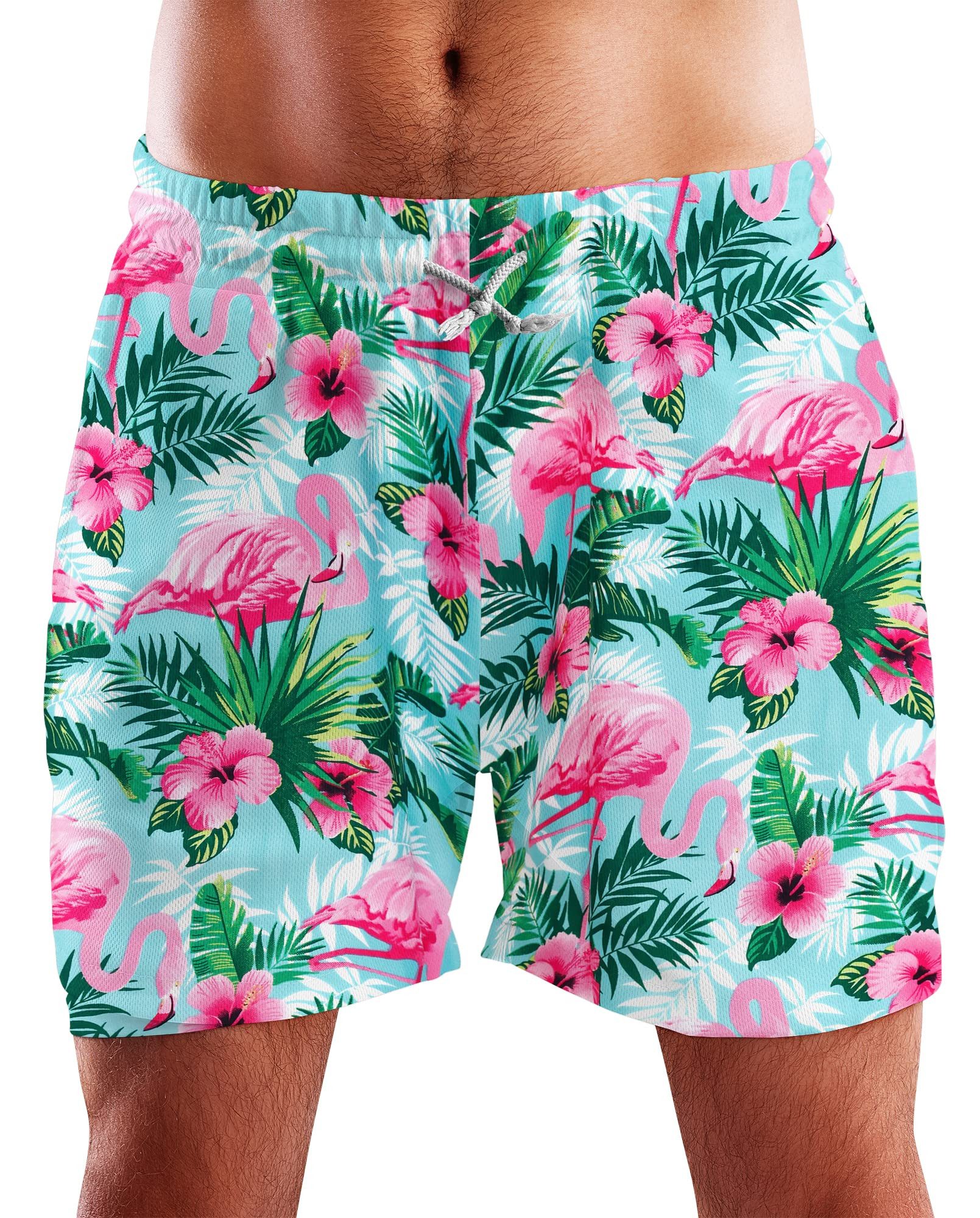 King Kameha Badeshorts Flamingo Flowers Funky günstig online kaufen