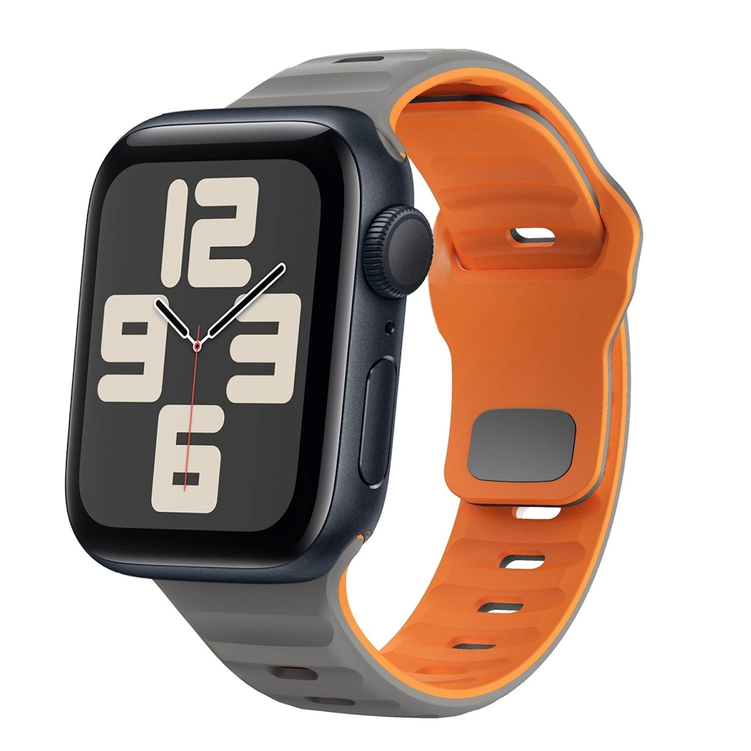 Wigento Smartwatch-Armband Für Apple Watch SE 2023 40mm Silikon Wellenstruk günstig online kaufen