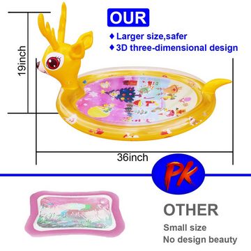 HYTIREBY Spielmatte Reh Baby Wassermatte,das die Farb- und Sinnesentwicklung fördert (1-St), Babyspielzeug, Babygeschenke