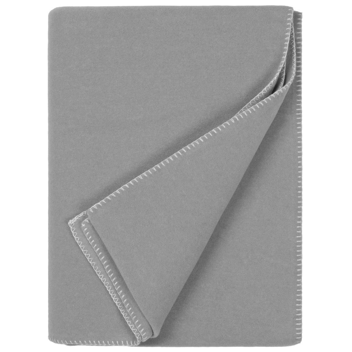 Plaid TONY; Kuschelig weiche Fleecedecke; Große Decke 160 x 200 cm, Eagle Products
