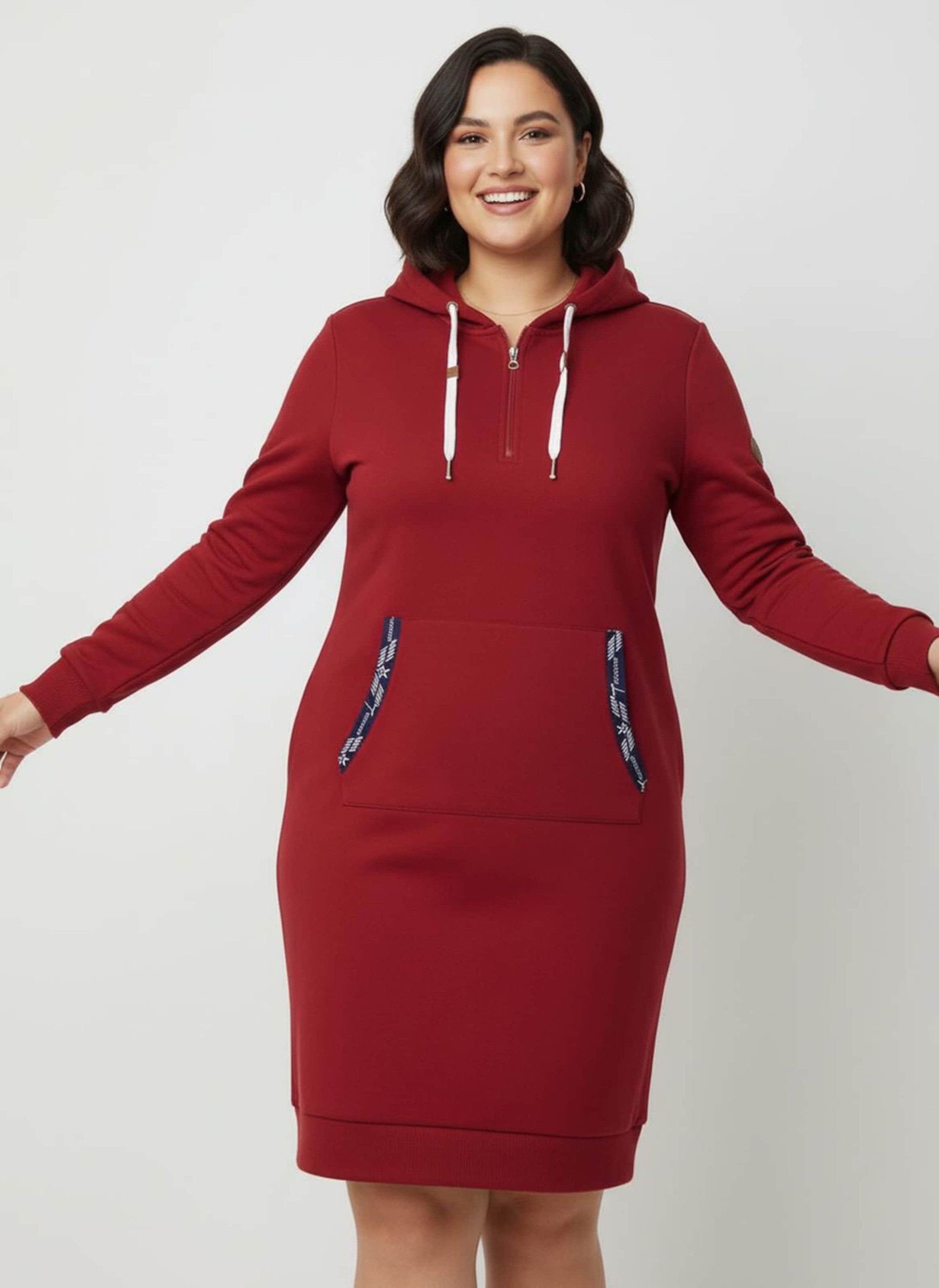 Witt Jerseykleid Sweatkleid Langarm