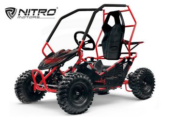 Nitro Motors Elektro-Kinderquad Elektro 1000W Eco midi Kinder Buggy Crosser 6" Gokid ATV Quad