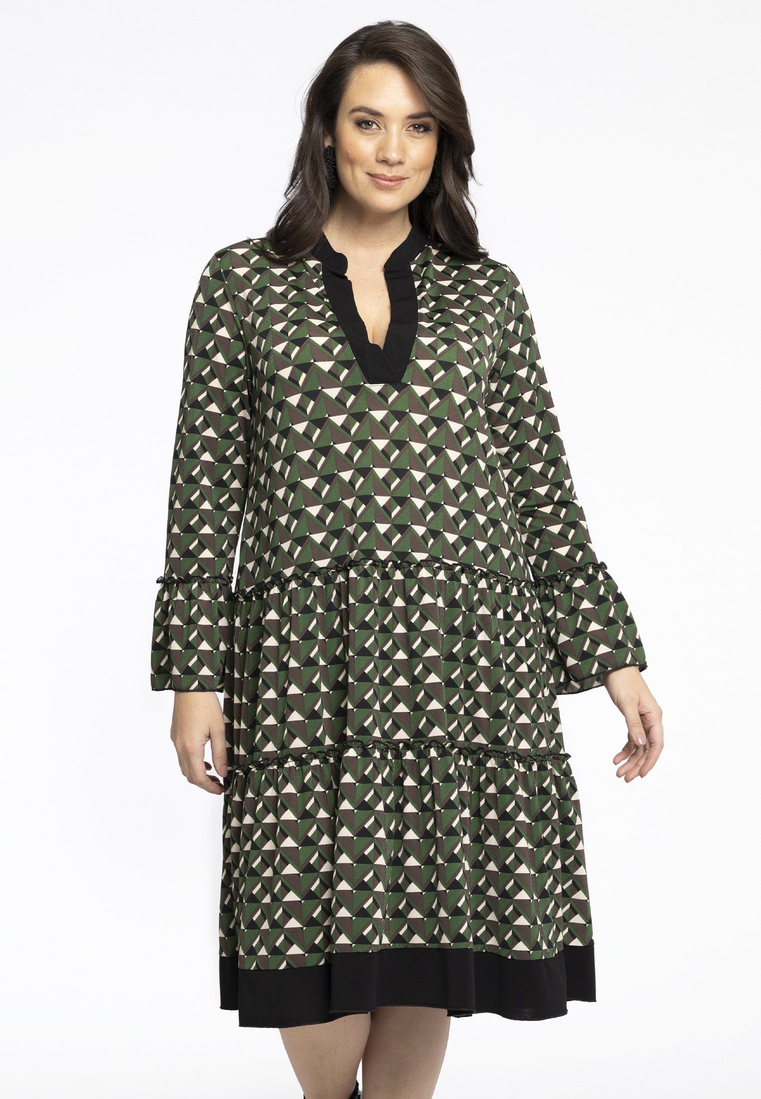 A-Linien-Kleid Damen Kleid Große Größen