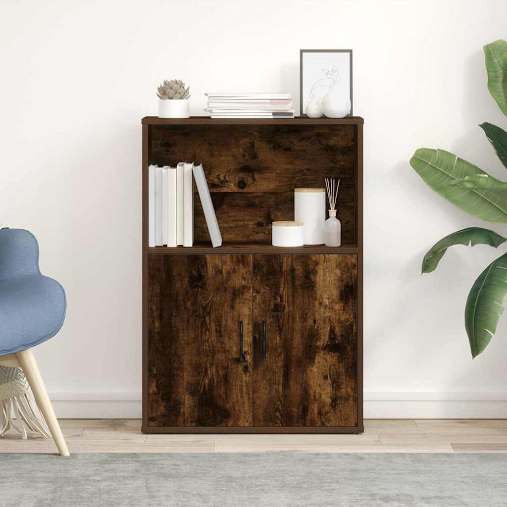 vidaXL Bücherregal Bücherregal Räuchereiche 60x24x85 cm günstig online kaufen
