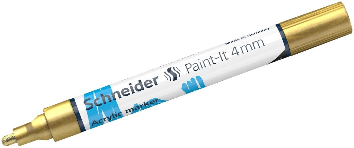SCHNEIDER Permanentmarker Acrylmarker Paint-It 320 4mm gold