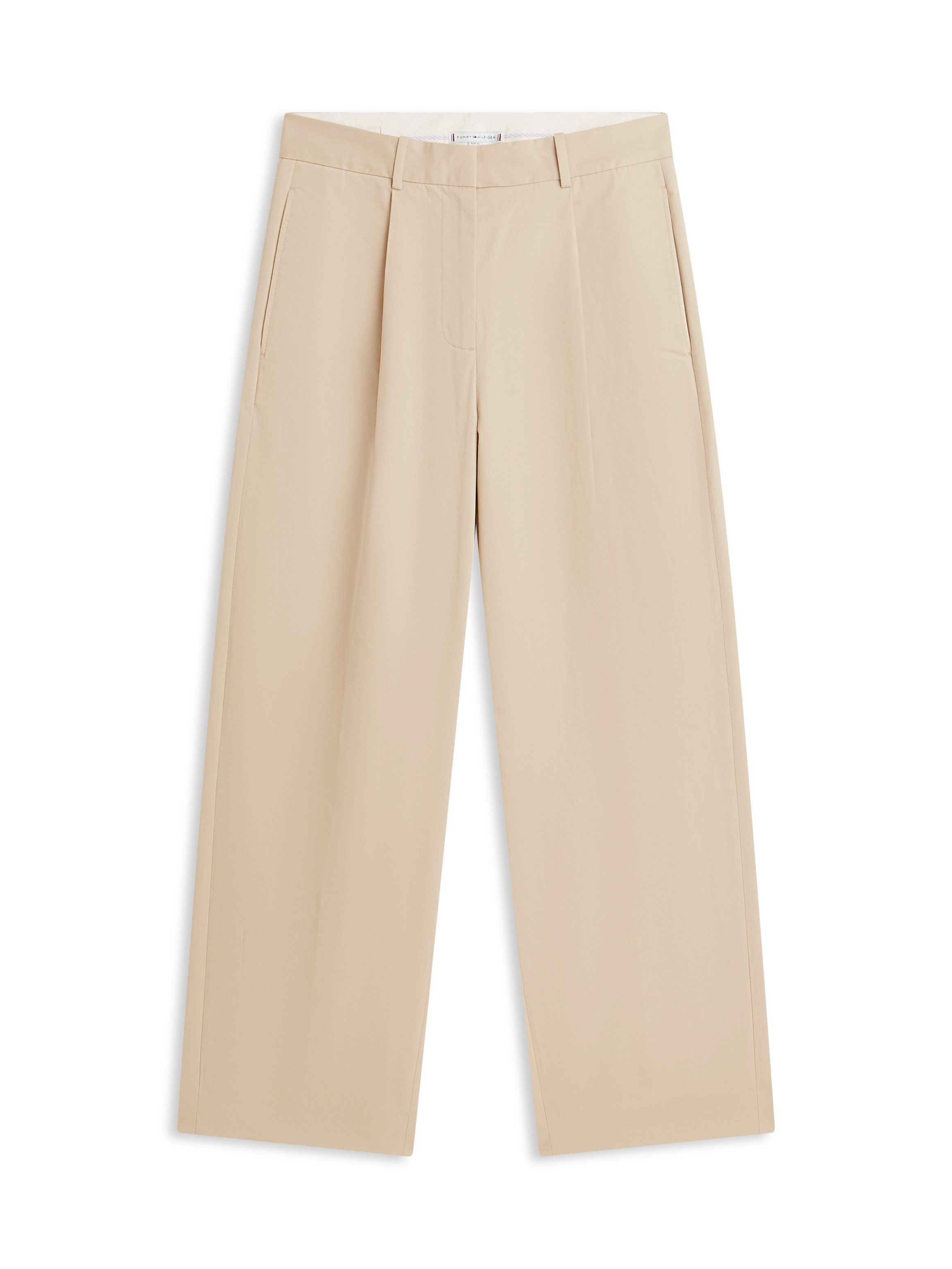 Chinohose COTTON BARREL PLEATED CHINO