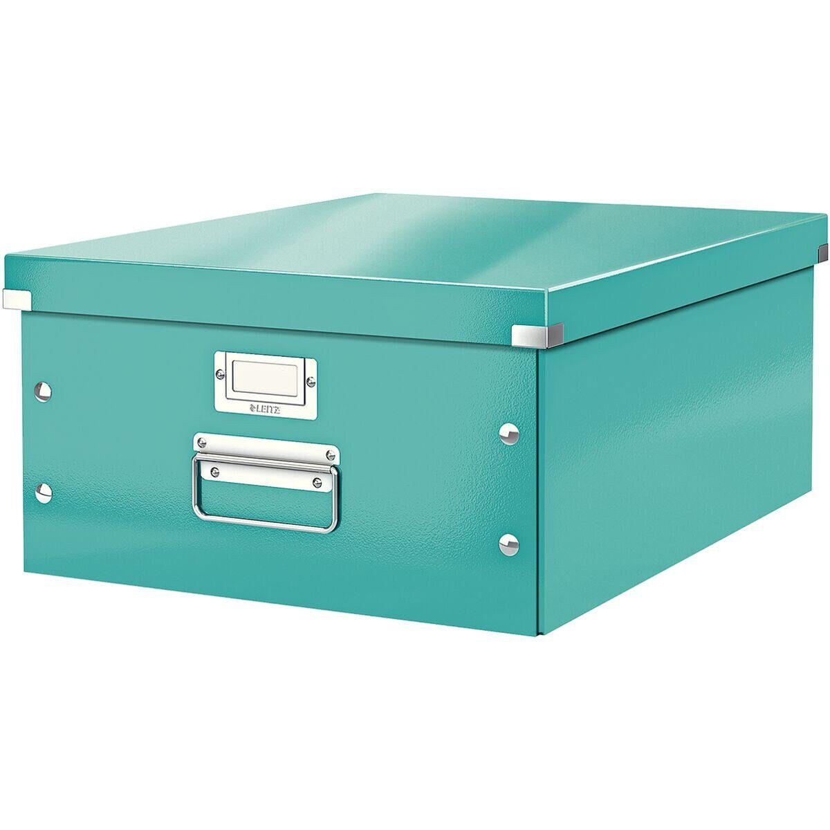 LEITZ Aufbewahrungsbox Click & Store, mit Metall-Etikettenhalter