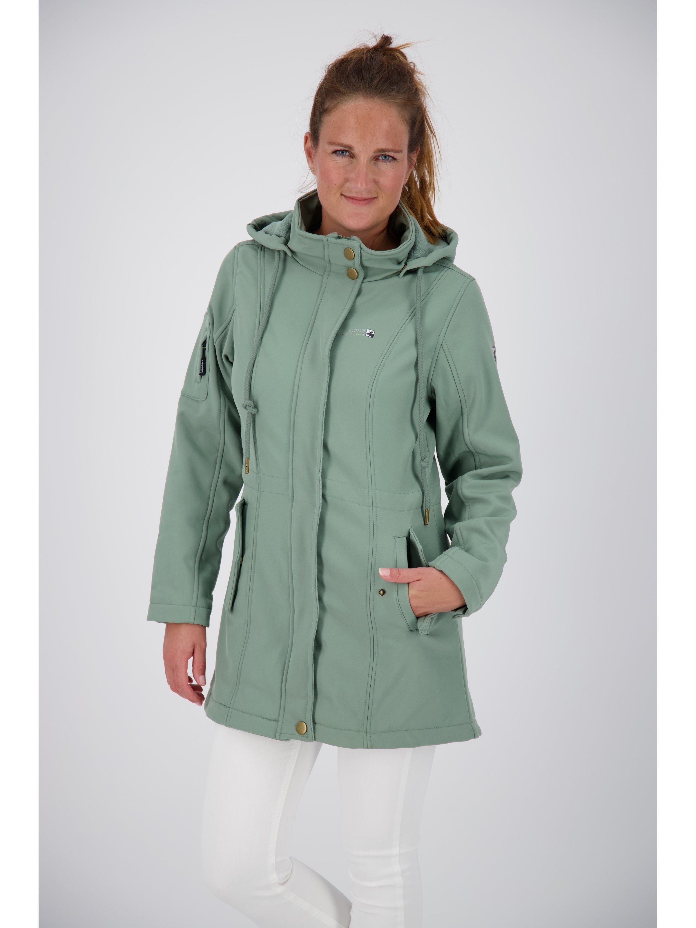 CS auch NEW erhältlich PEAK Active Größen Großen WOMEN DEPROC Softshelljacke in SLATE