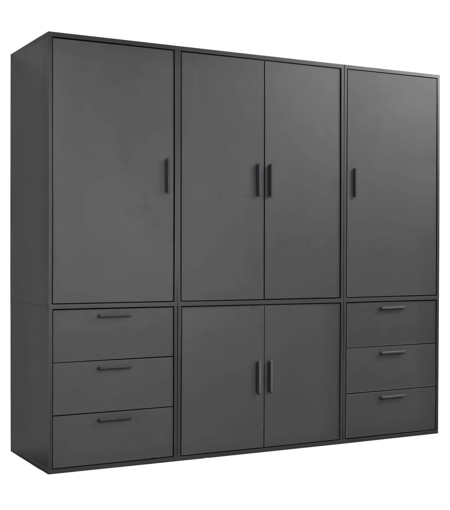 mokebo Kleiderschrank Der Grenzenlose (6-Türig & günstig online kaufen