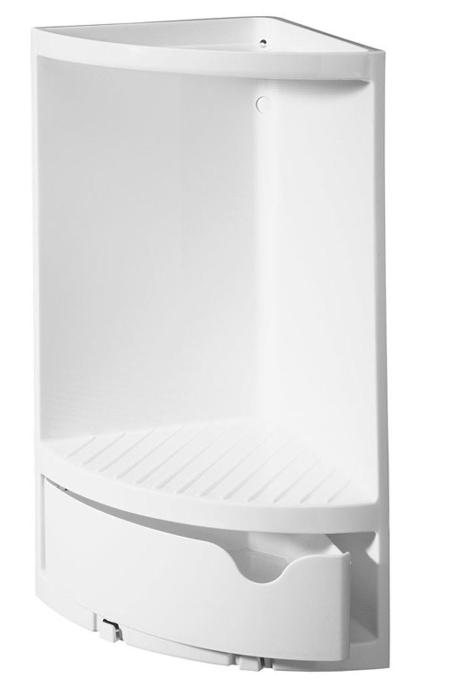 Bisk Duschablage LUX, Duscheckablage mit Schwenkschublade, günstig online kaufen