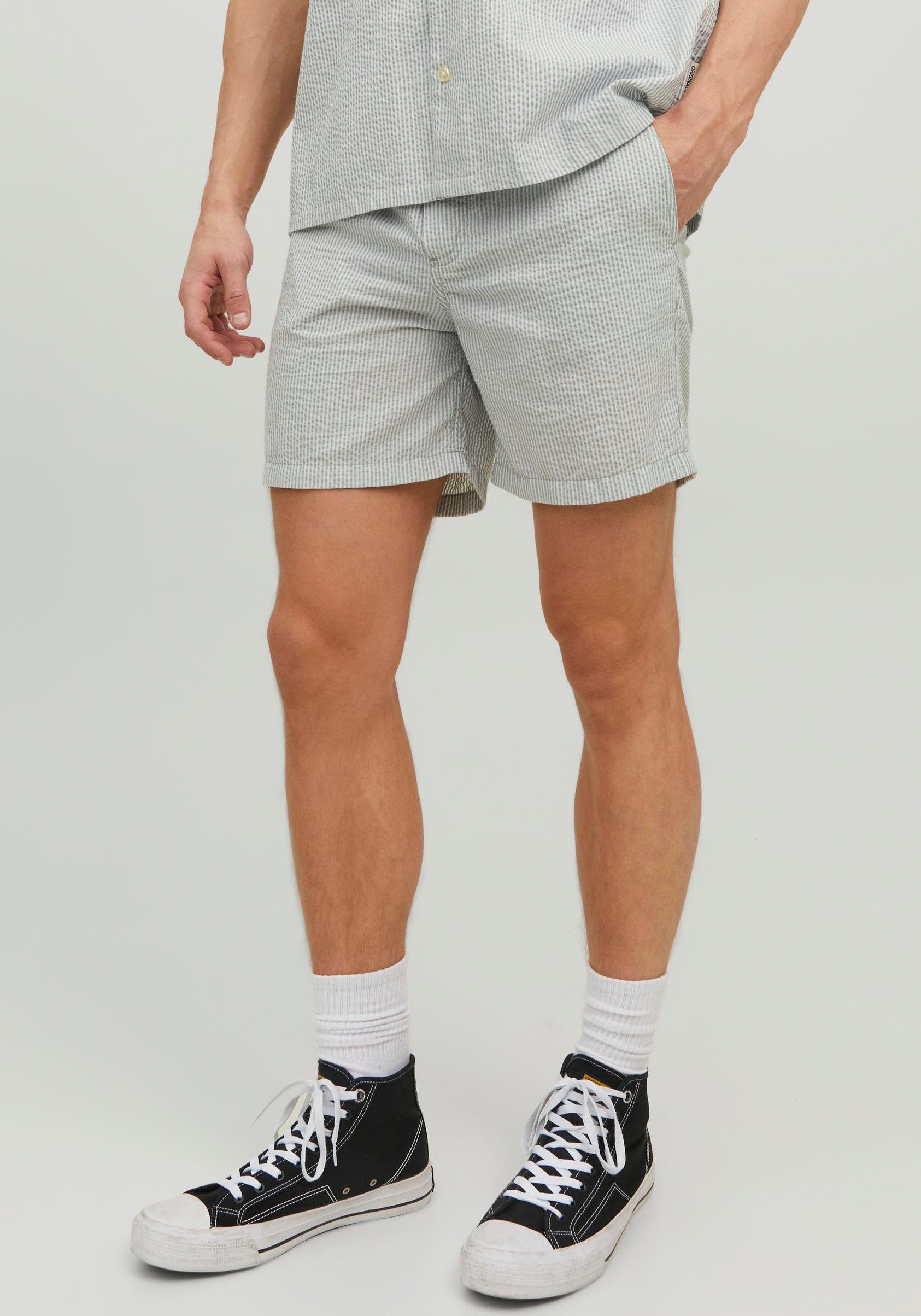 Slate SN Jones DEK Sweatshorts Gray & JPSTJEFF Jack JJJOGGER SEERSUCKER