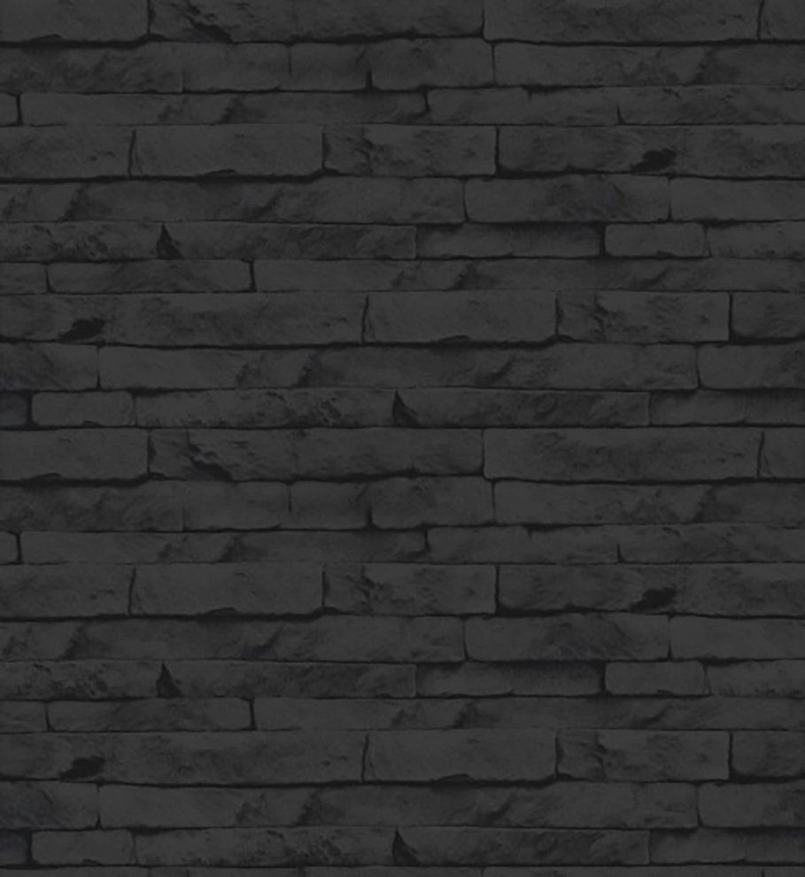 Superfresco Easy Vliestapete Steine/Wand, geprägt, Steinoptik, (1 St), Schw günstig online kaufen