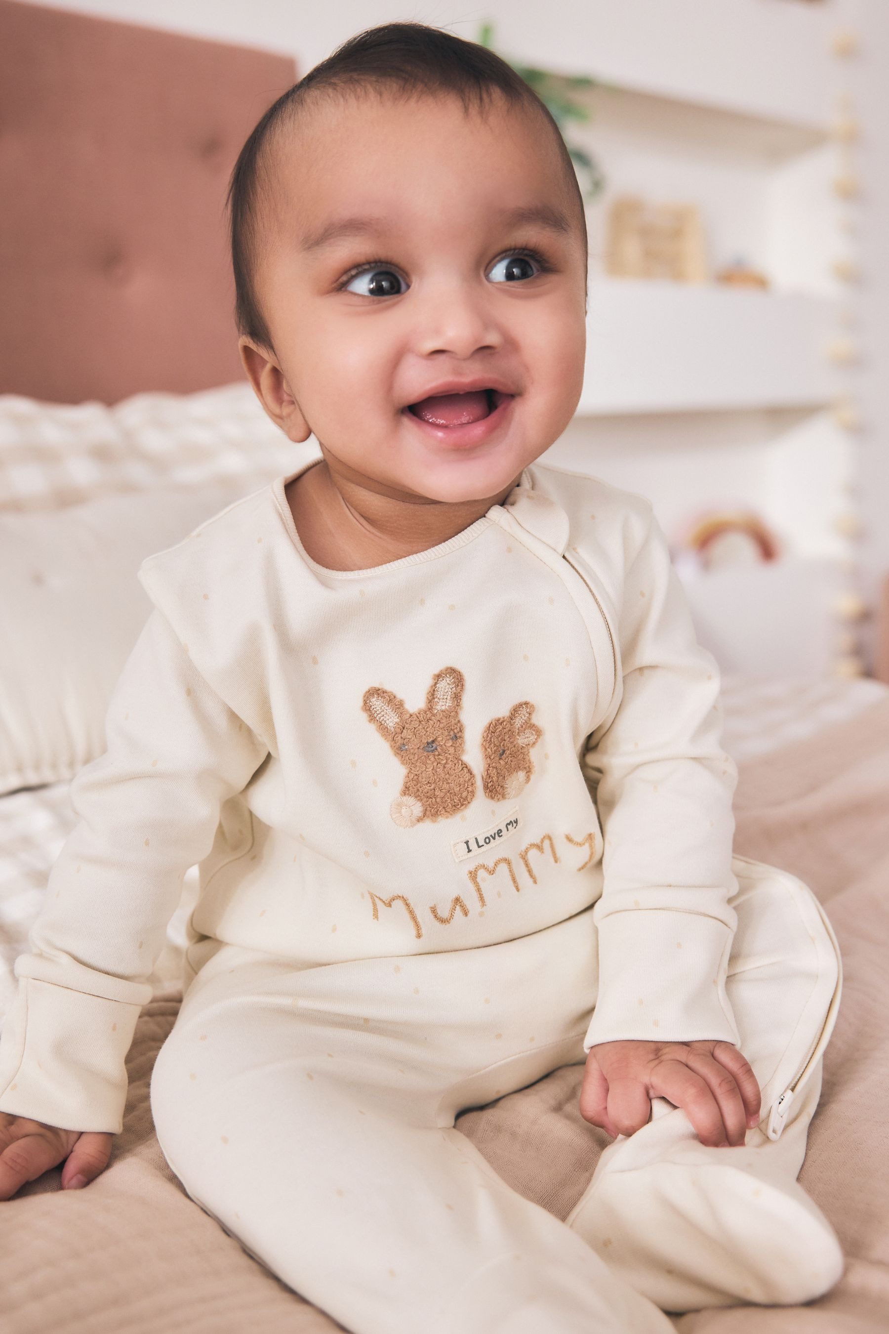 Next Schlafoverall Baby Schlafanzug mit Zwei-Wege-Reißverschluss (1-tlg)