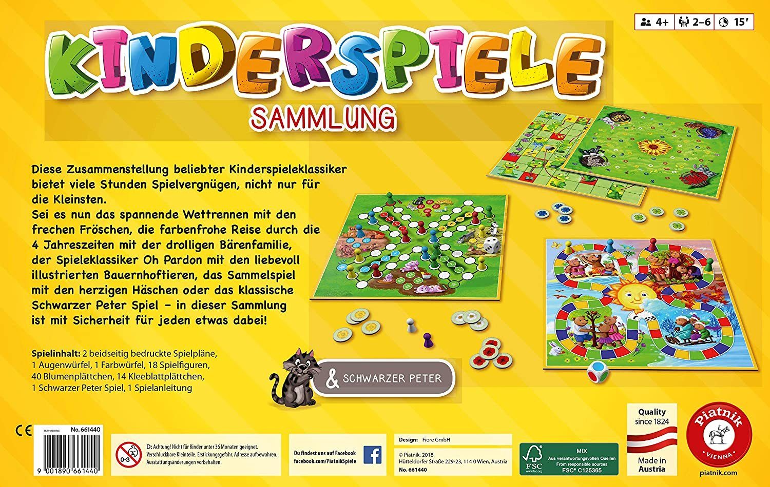 Piatnik Spiel Piatnik - Kinderspielesammlung Spielesammlung, Brettspiel