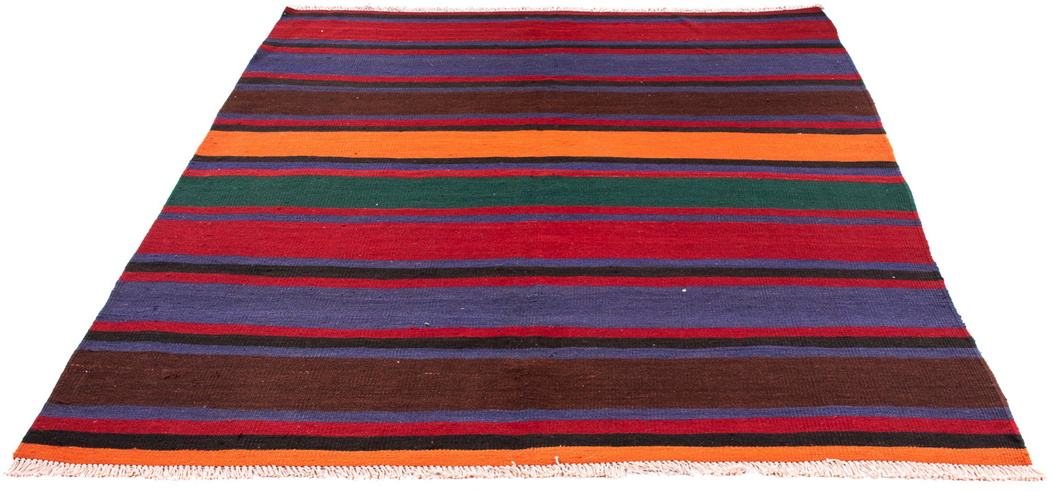Wollteppich Kelim - Old - 210 x 180 cm - mehrfarbig, morgenland, rechteckig, Höhe: 5 mm, Wohnzimmer, Einzelstück