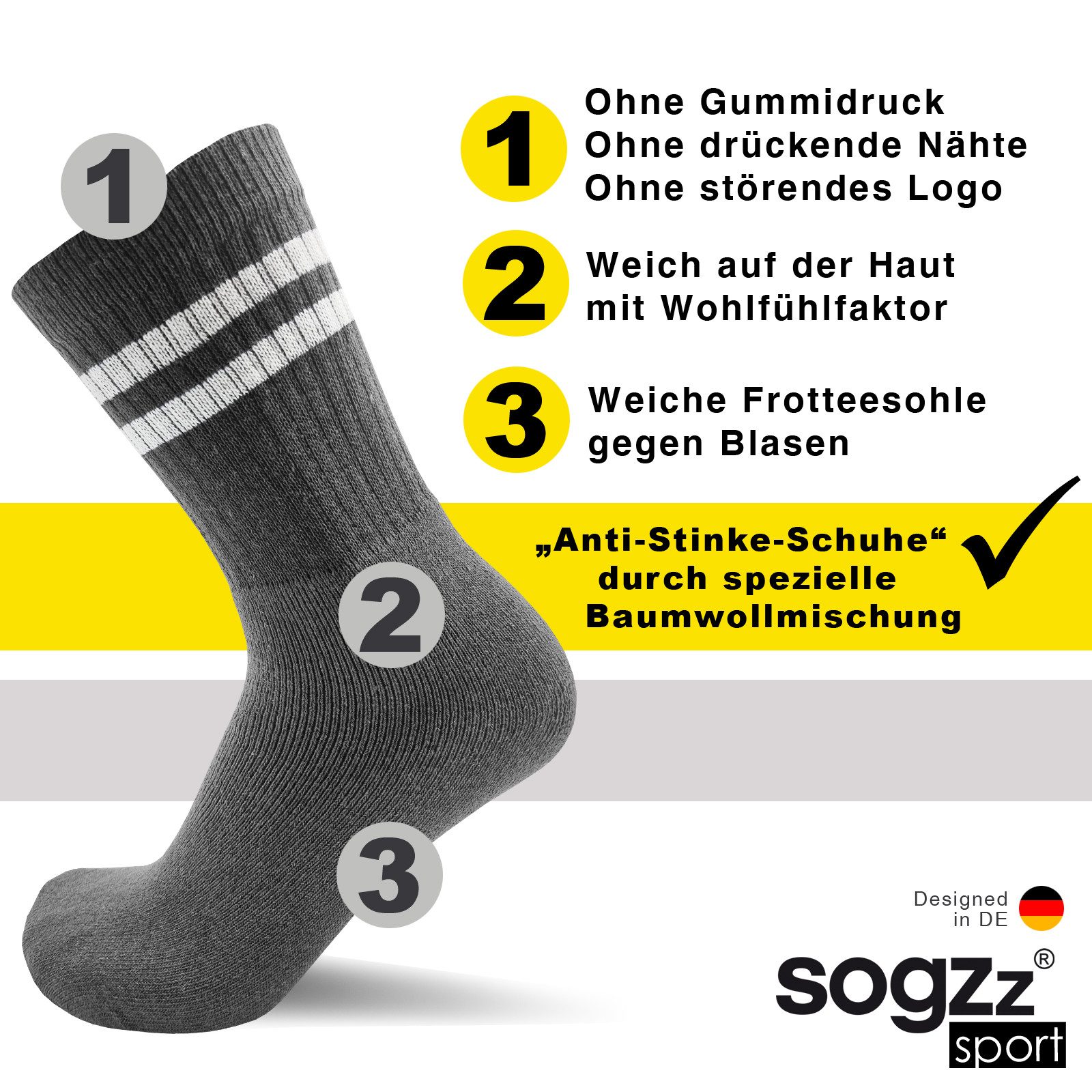 sogzz Tennissocken 4-16 Paar Sportsocken Gr. günstig online kaufen