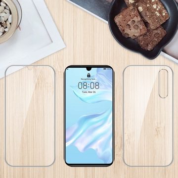 Cadorabo Handyhülle Huawei P30 Huawei P30, Flexible Case Handy Schutzhülle - Hülle - Back Cover 360° Grad