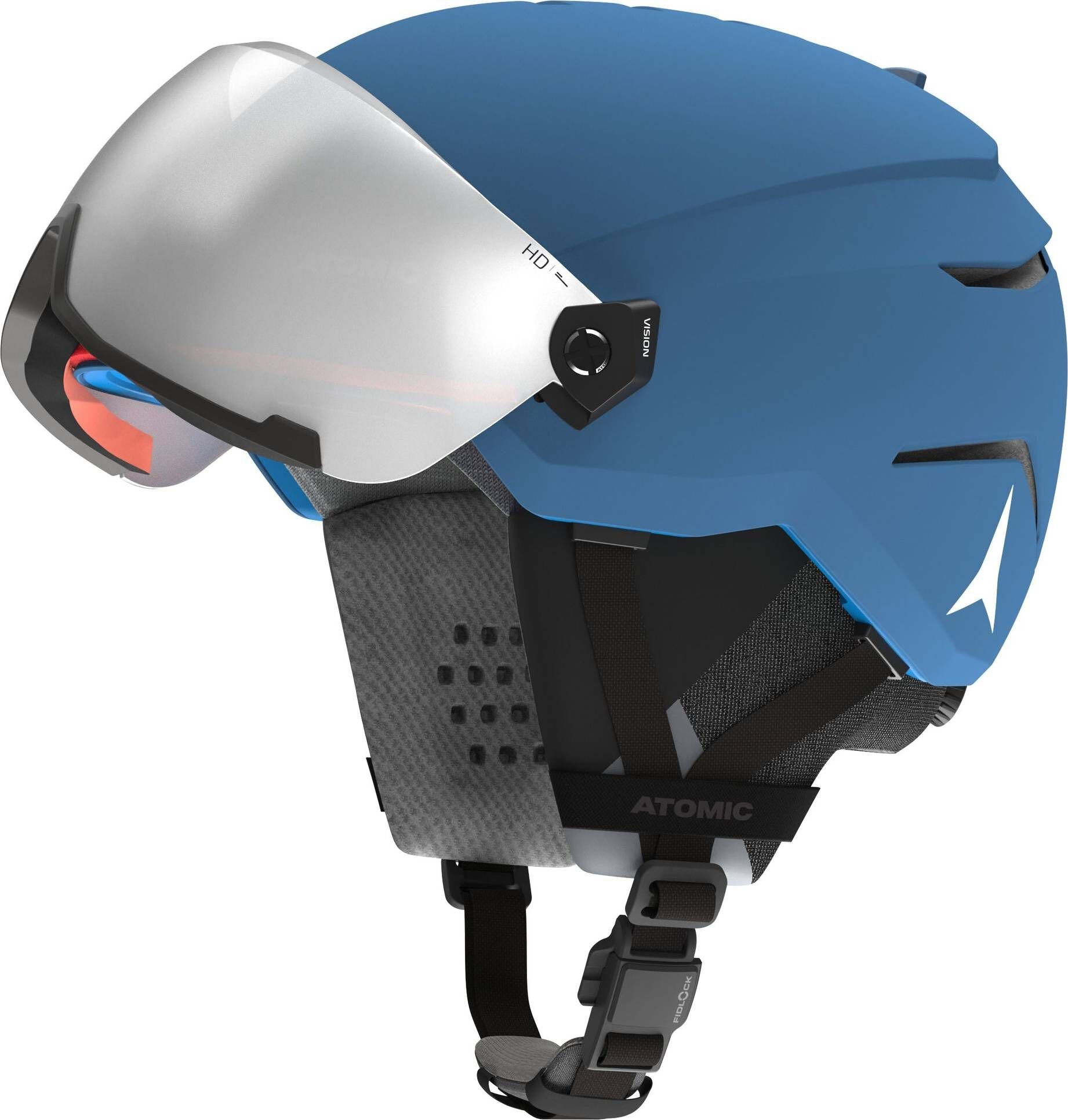 Atomic Skihelm Skihelm AMID Blue VISOR SAVOR HD