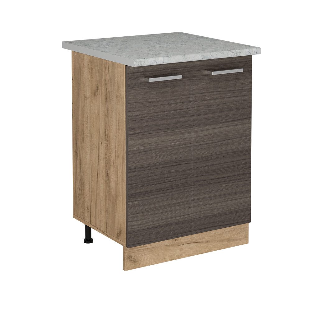 Vicco Unterschrank R-Line, Edelgrau/Goldkraft Eiche, 60 günstig online kaufen