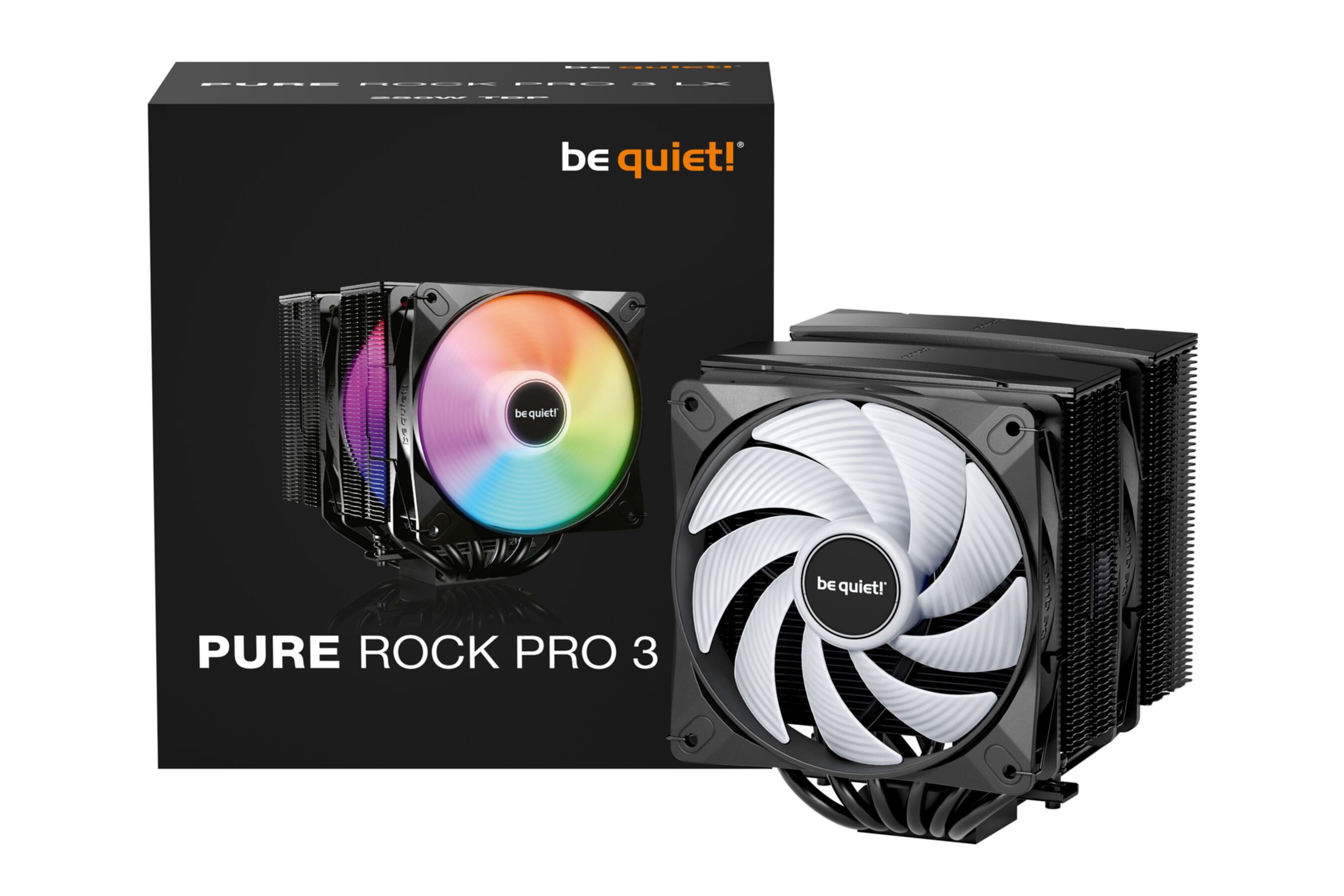 be quiet! Gehäuselüfter Pure Rock Pro 3 LX Black