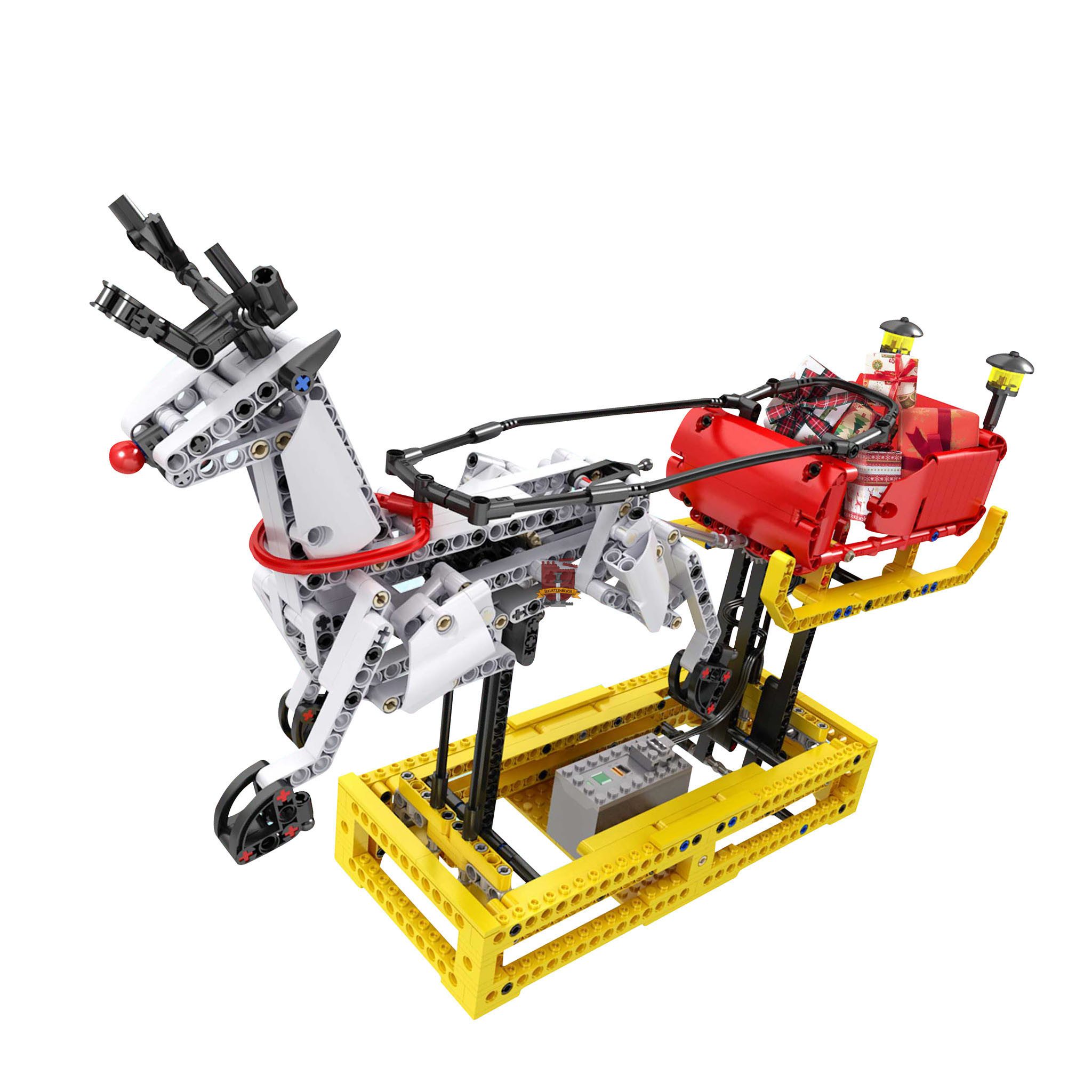 Mould King 10010 - Rentierschlitten (Weihnachtsset) (Mould King) Klemmbausteine Spielbausteine, (788 St)
