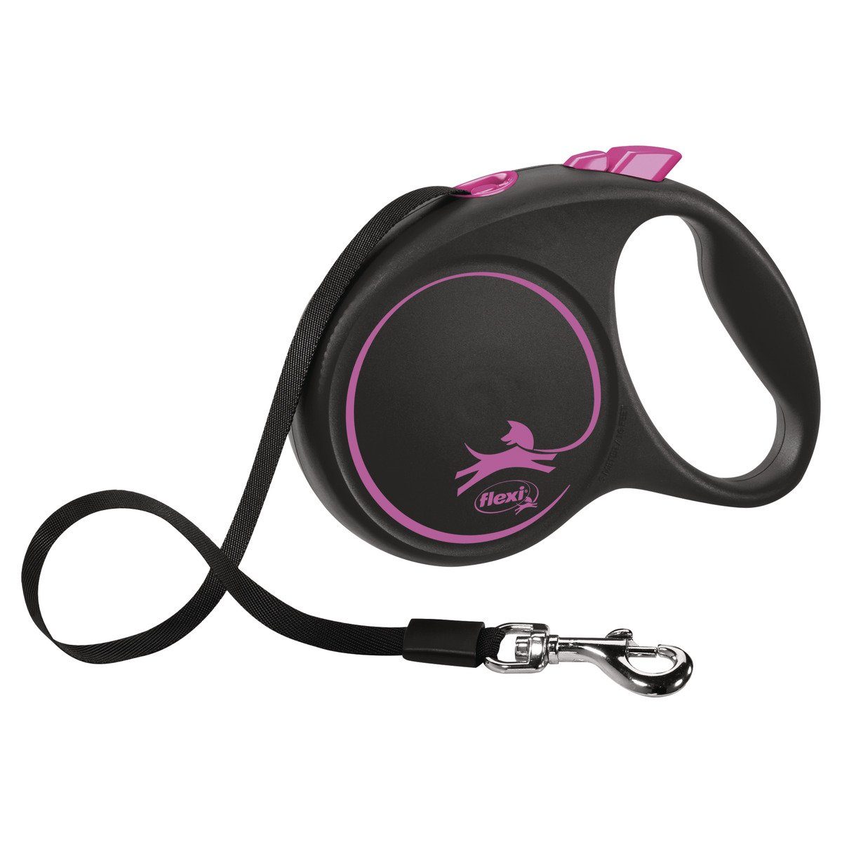 flexi Flexileine BLACK DESIGN Gurt pink