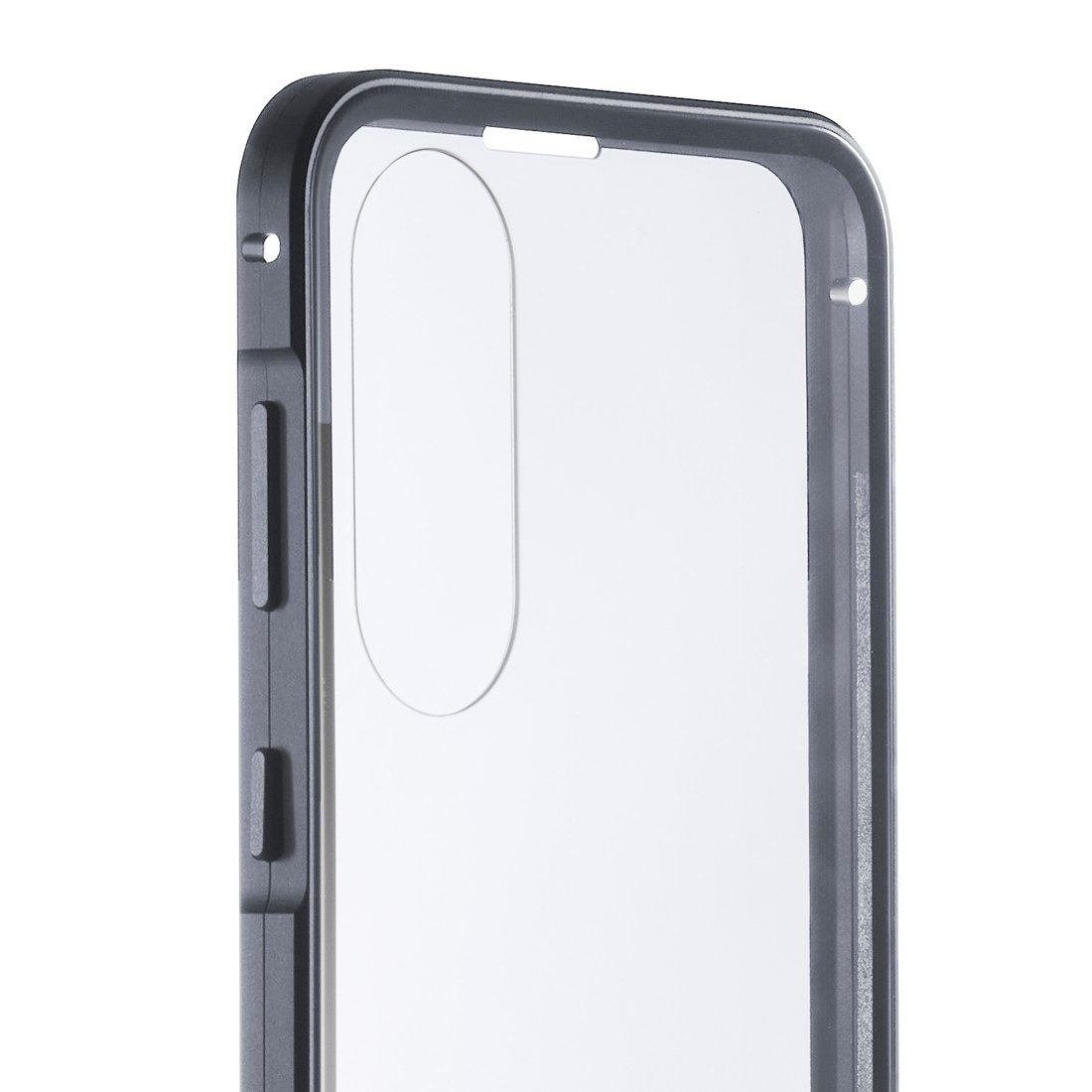 Black Rock Handyhülle Smartphone Cover mit 360°-Rundumschutz für Samsung Galaxy A57 5G, 360°-Rundumschutz, Metallrahmen, Magnetverschluss, Wireless Charging – Bild 5 von 5