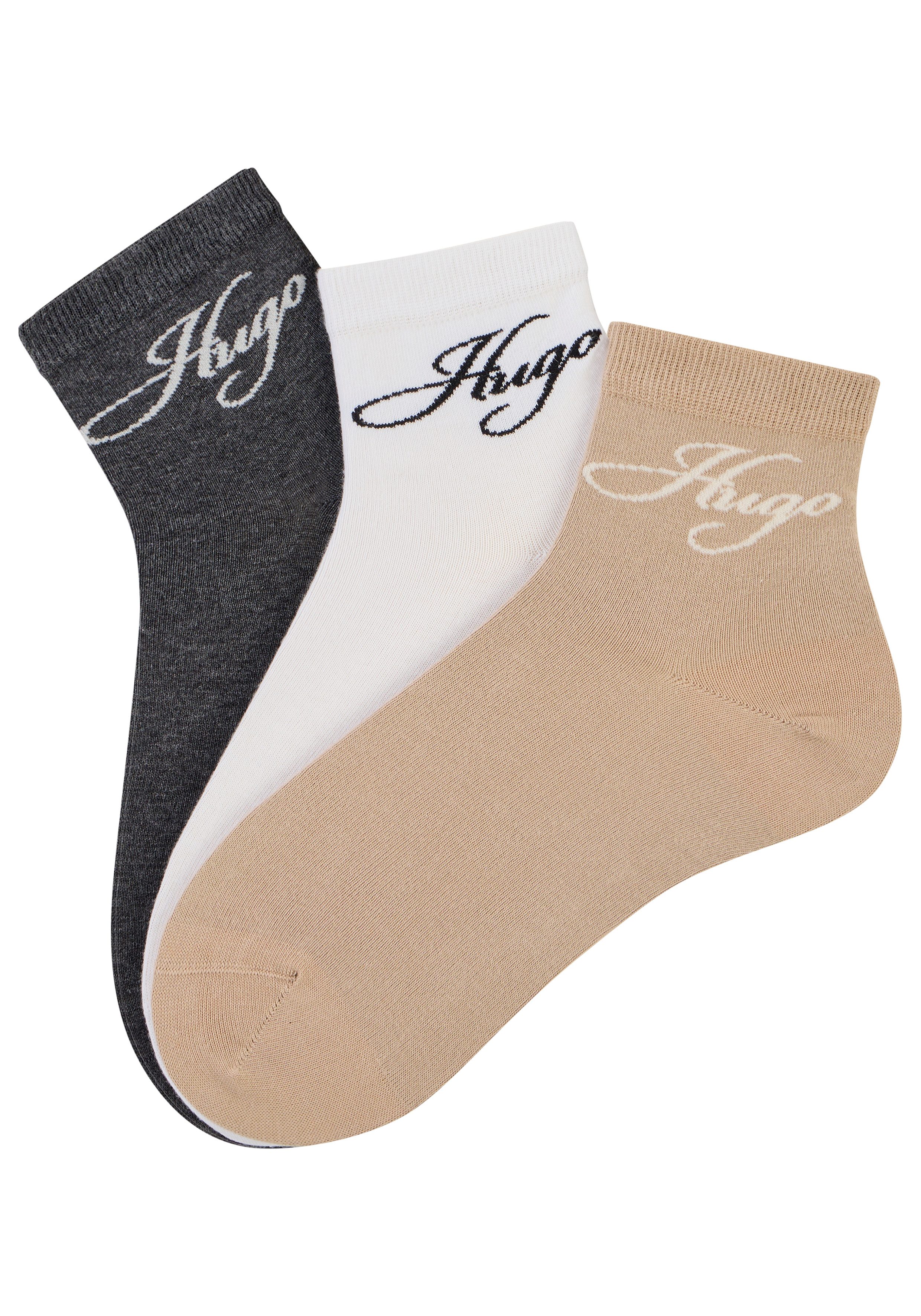 HUGO Kurzsocken (3-Paar)