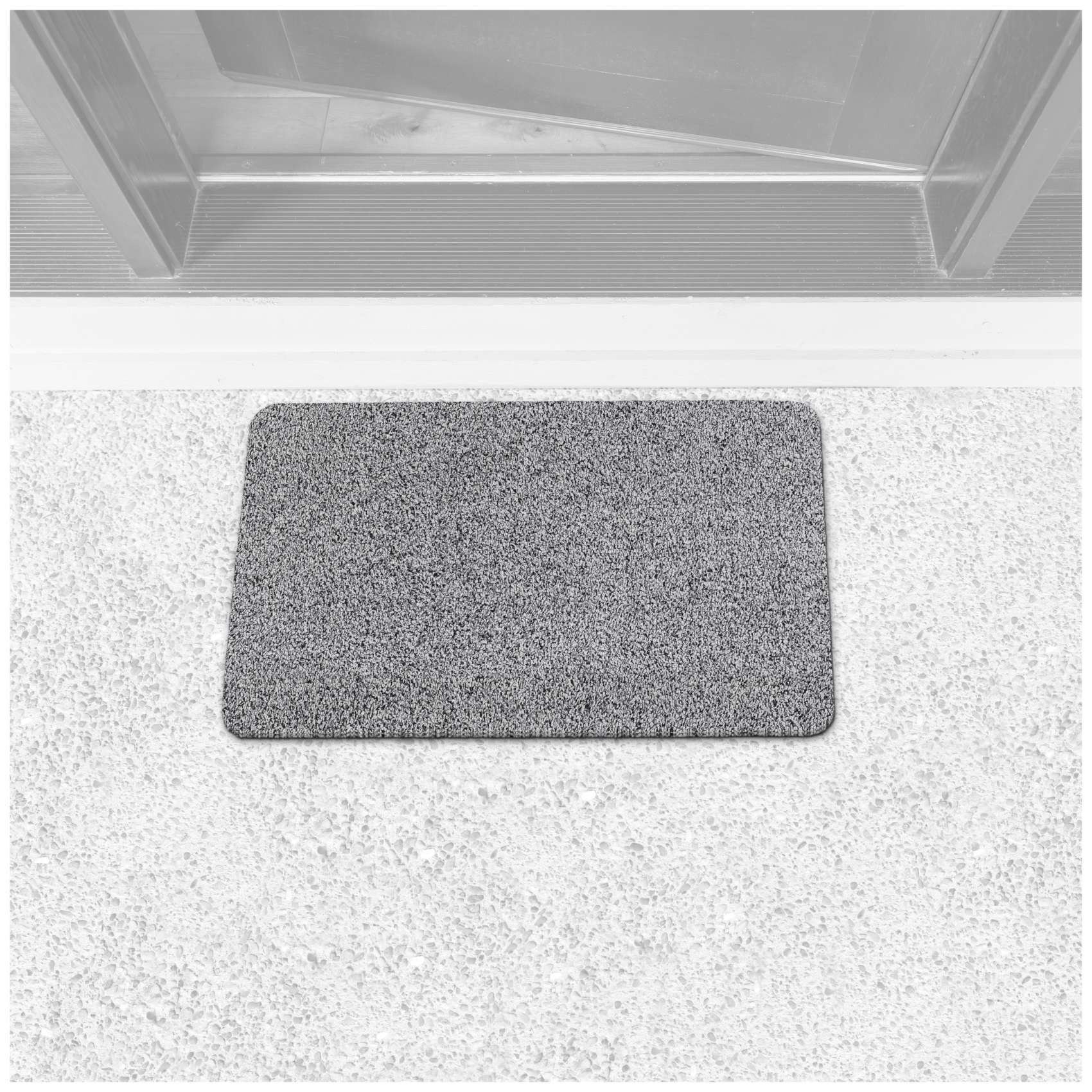 ANRO Fußmatte Türvorleger Schmutzfangmatte DOVER, rechteckig, Höhe: 4 mm, DUO-Getuftet Größe 40x60cm – Bild 2 von 5