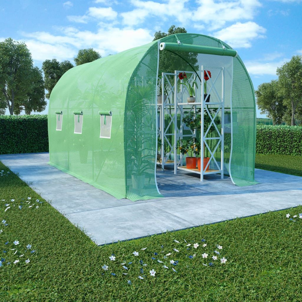 furnicato Gewächshaus 6,86 m² 3,43x2x2...